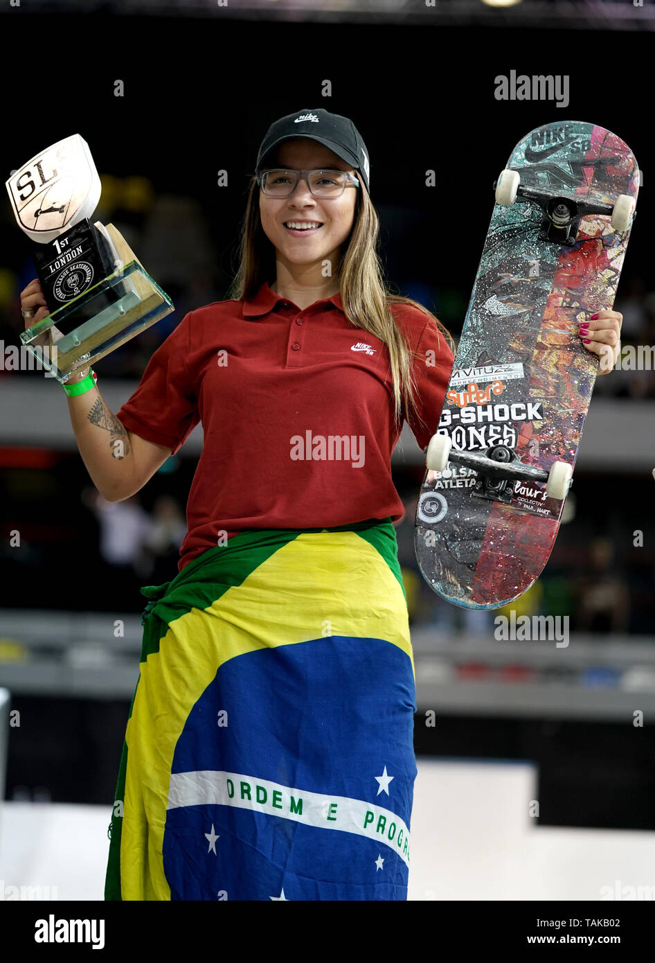 Pamela Rosa Pamela Rosa celebrates winning the women's final during day two of The ...