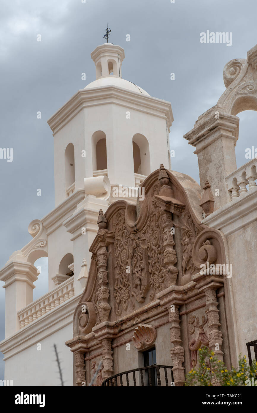 Mission San Xavier del Bac (White Dove of the Desert) in Tucson