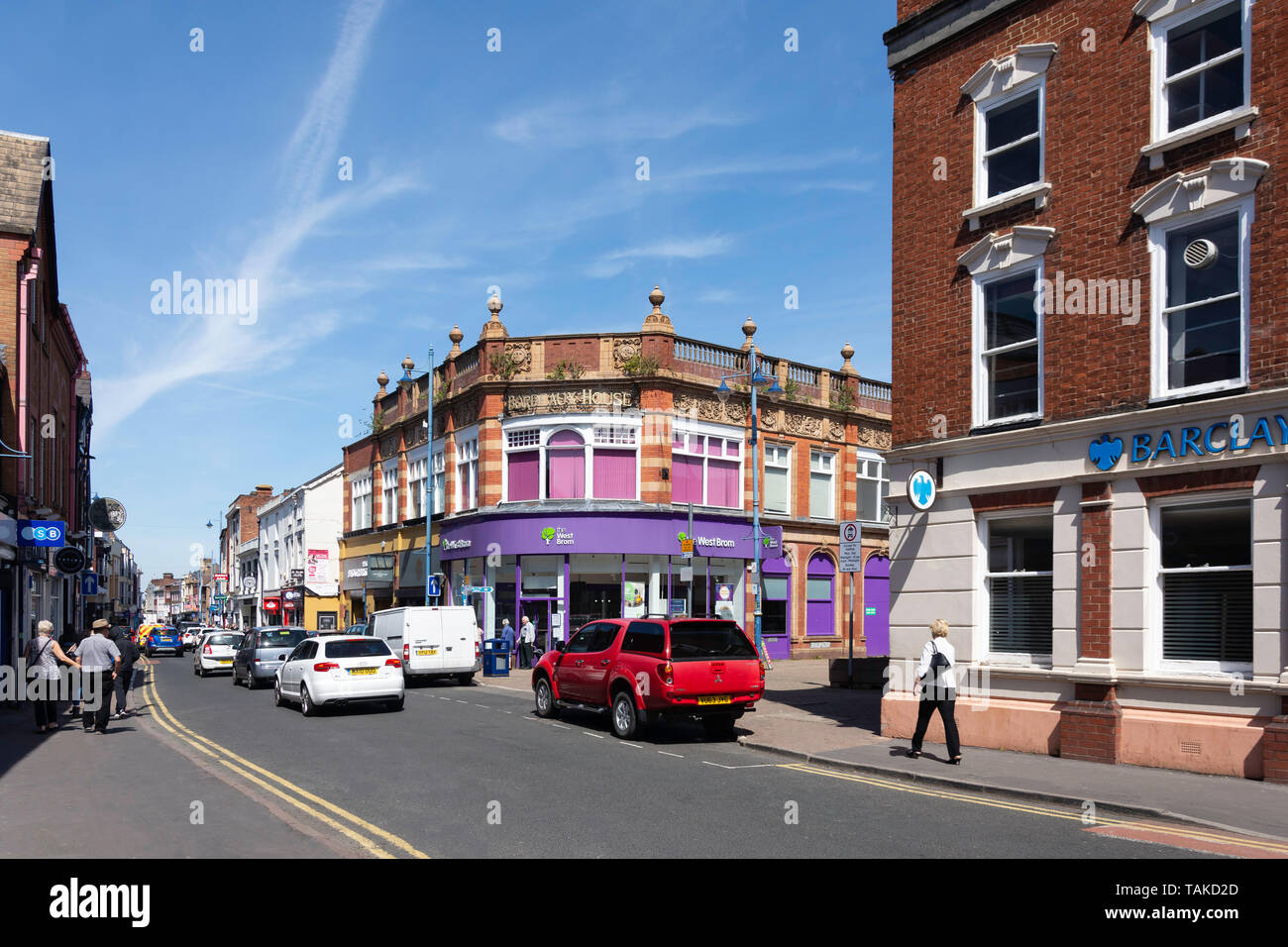 Stourbridge High Street, Stourbridge, West Midlands, England, United Kingdom Stock Photo