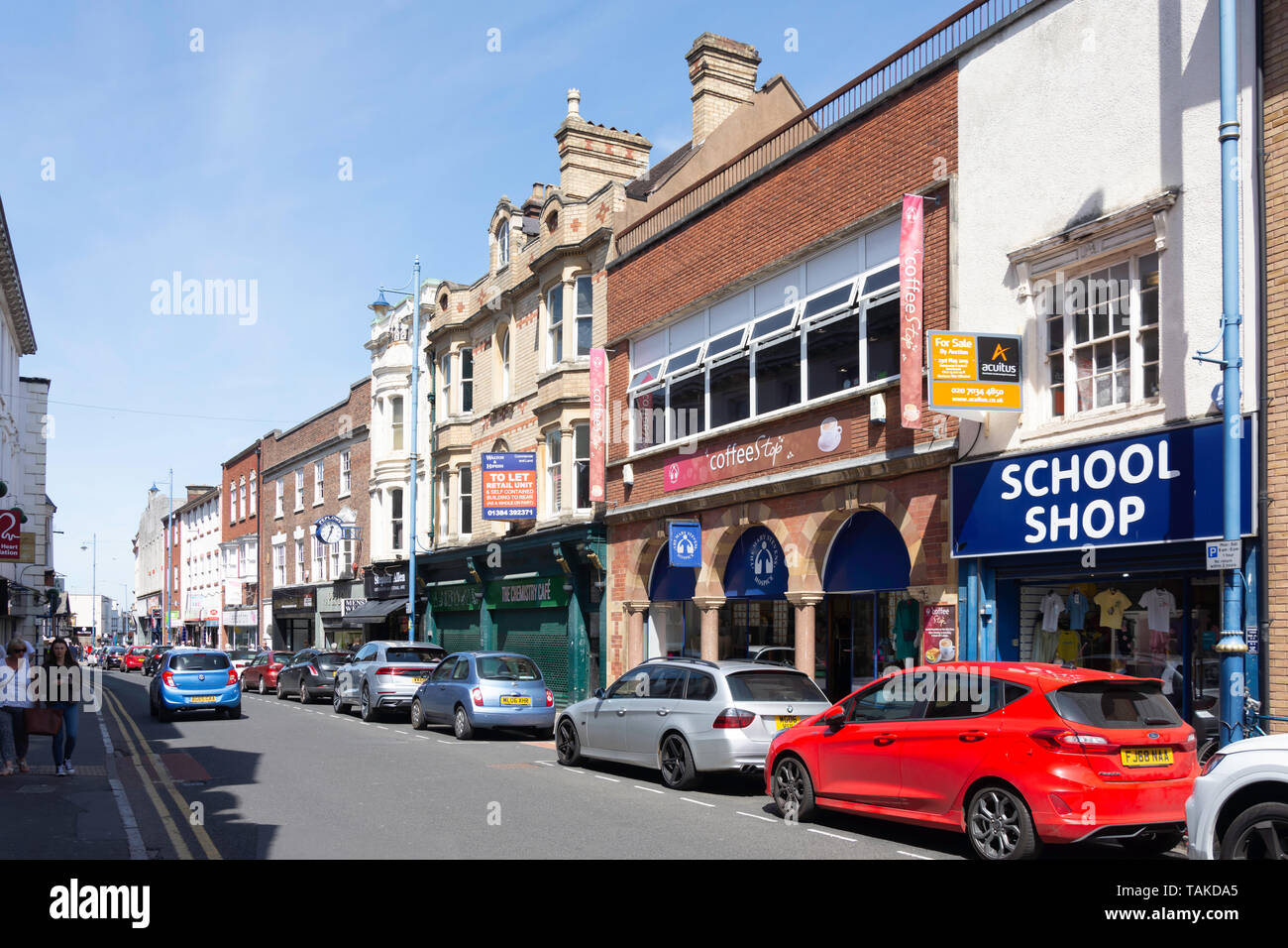 Stourbridge High Street, Stourbridge, West Midlands, England, United