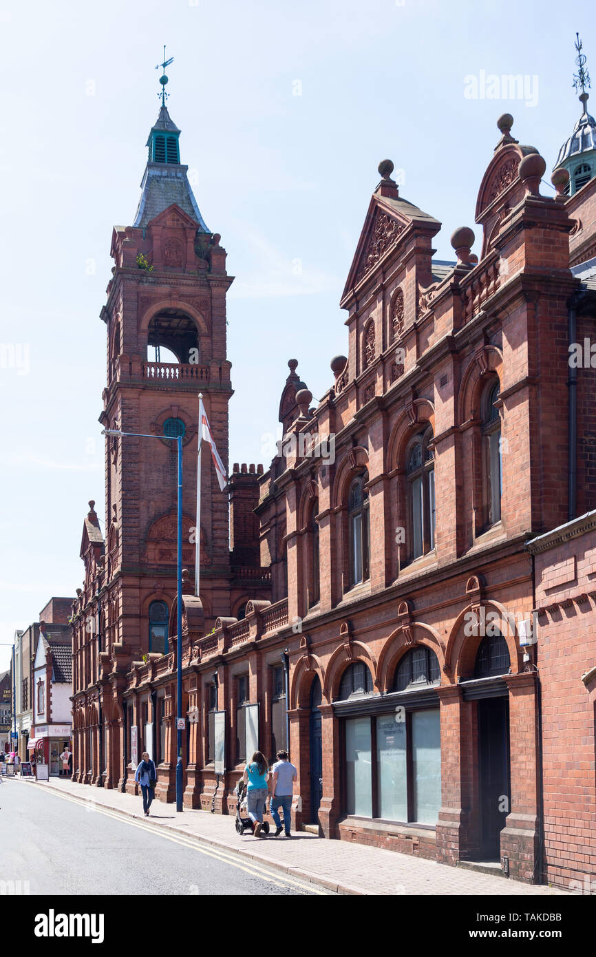 Stourbridge Town Hall, Market Street, Stourbridge, West Midlands, England, United Kingdom Stock Photo