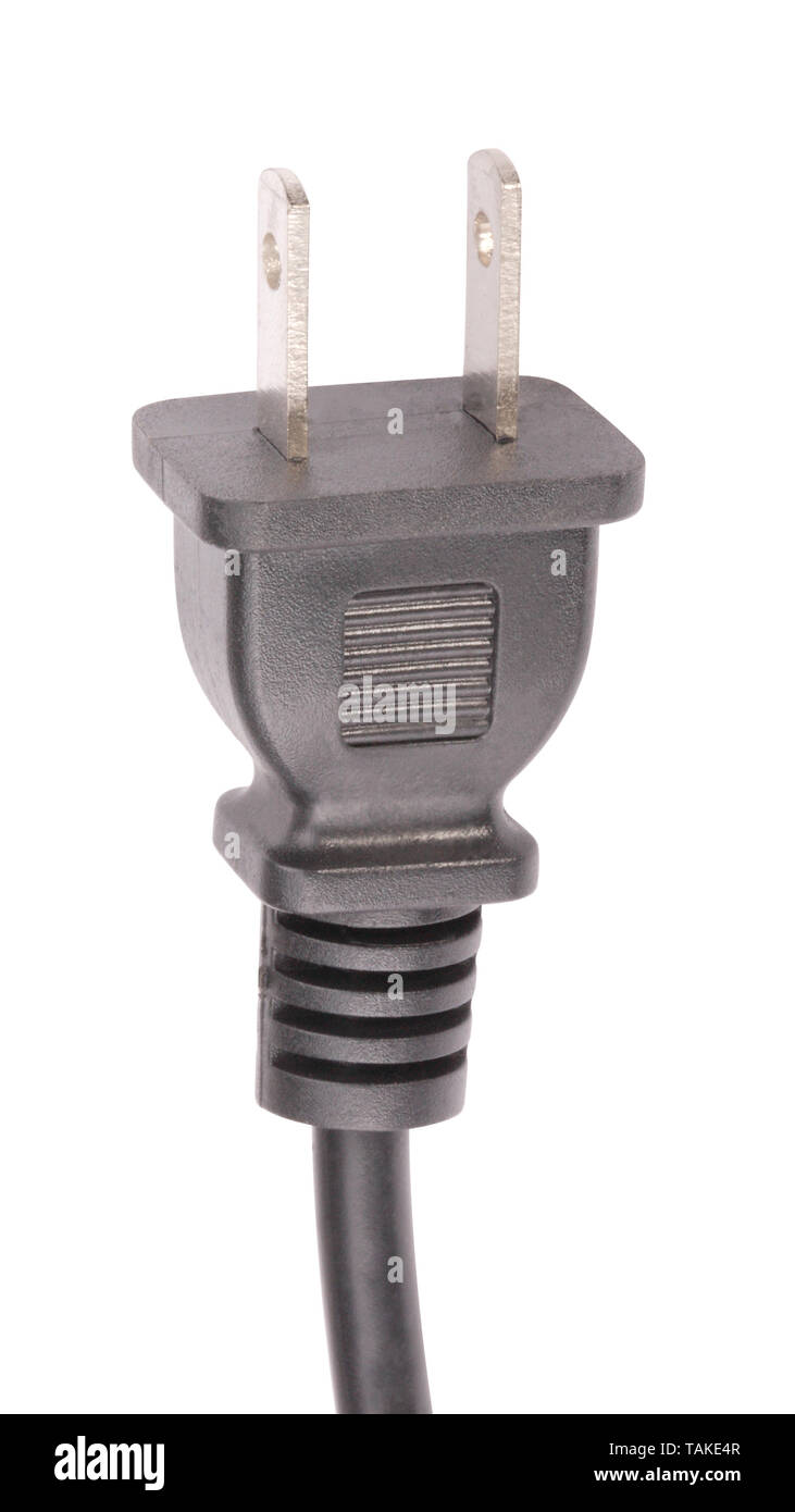 American Outlet Plug with Cord Isolated Stock Photo - Alamy