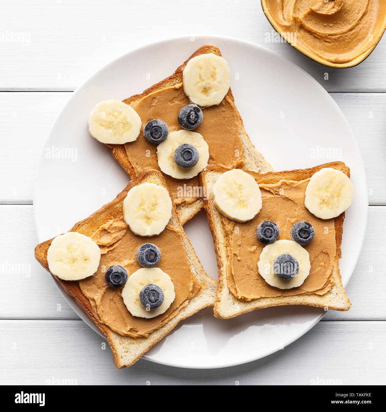 Funny breakfast concept Stock Photo - Alamy