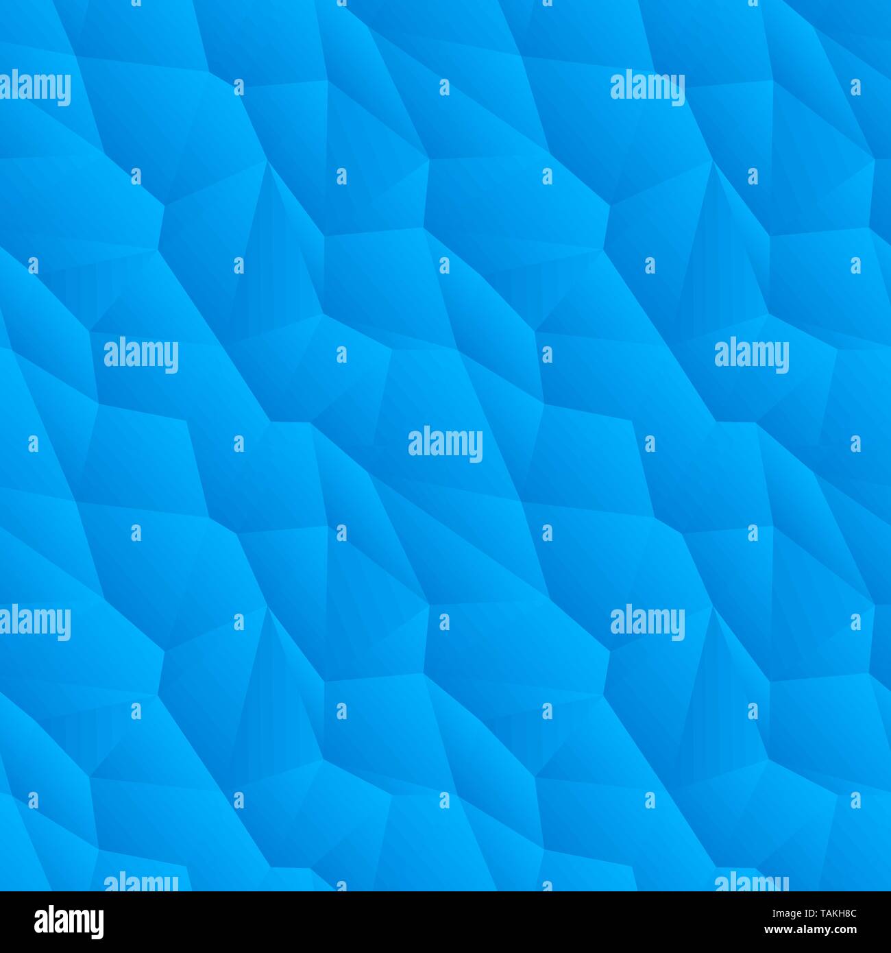 Abstract blue triangulated seamless pattern Stock Vector