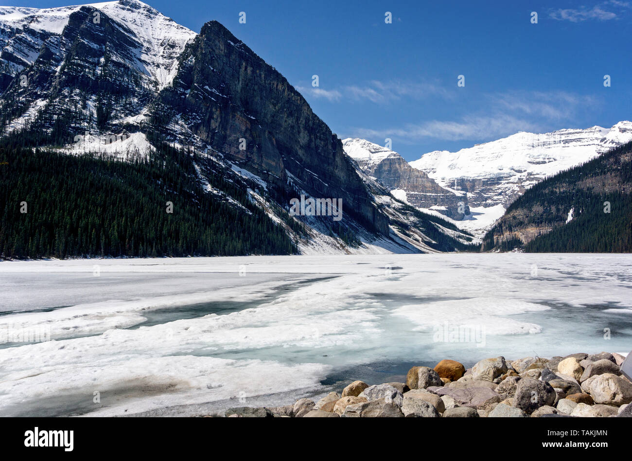 Lake Louise Alberta Canada Stock Photo Alamy