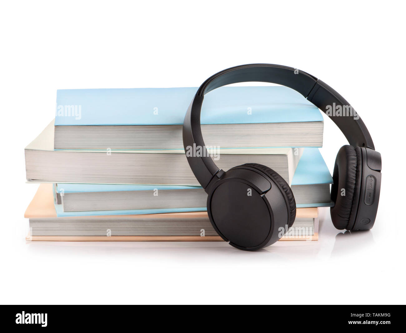 Earphone and books hi res stock photography and images Alamy