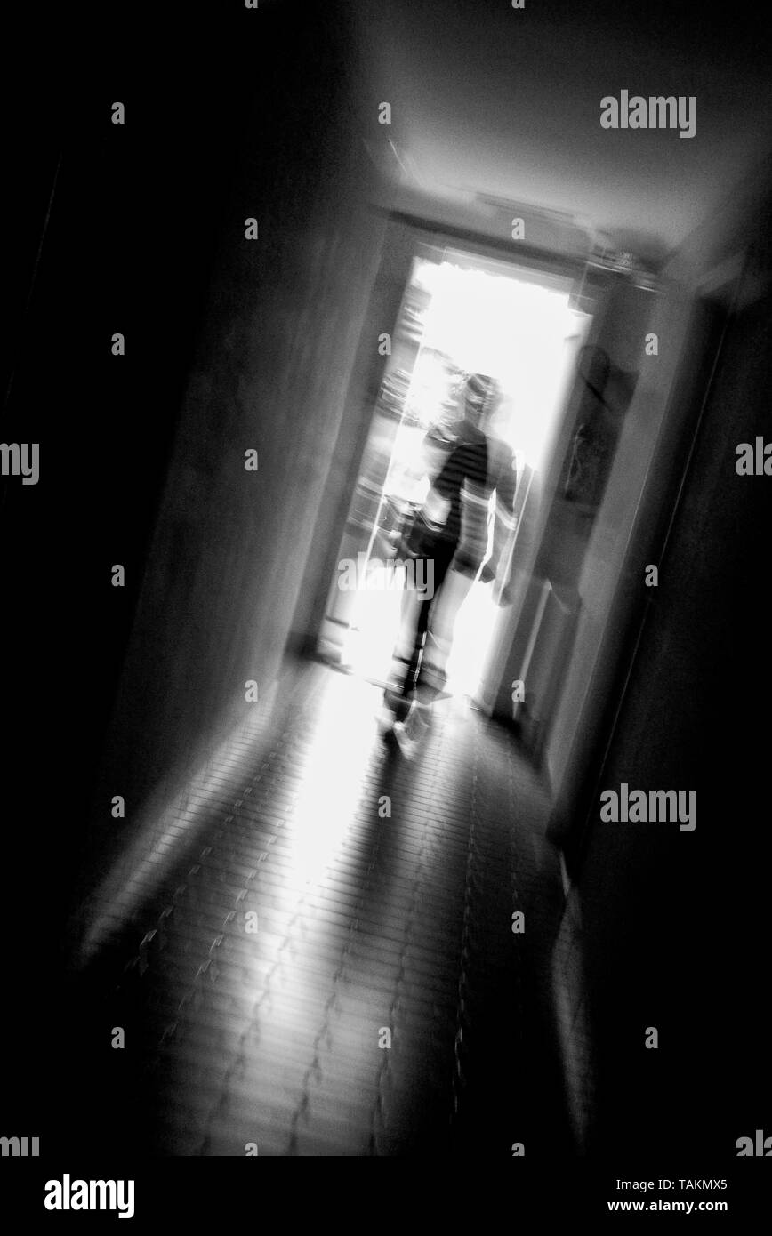 Silhouette noir et blanc hi-res stock photography and images - Alamy