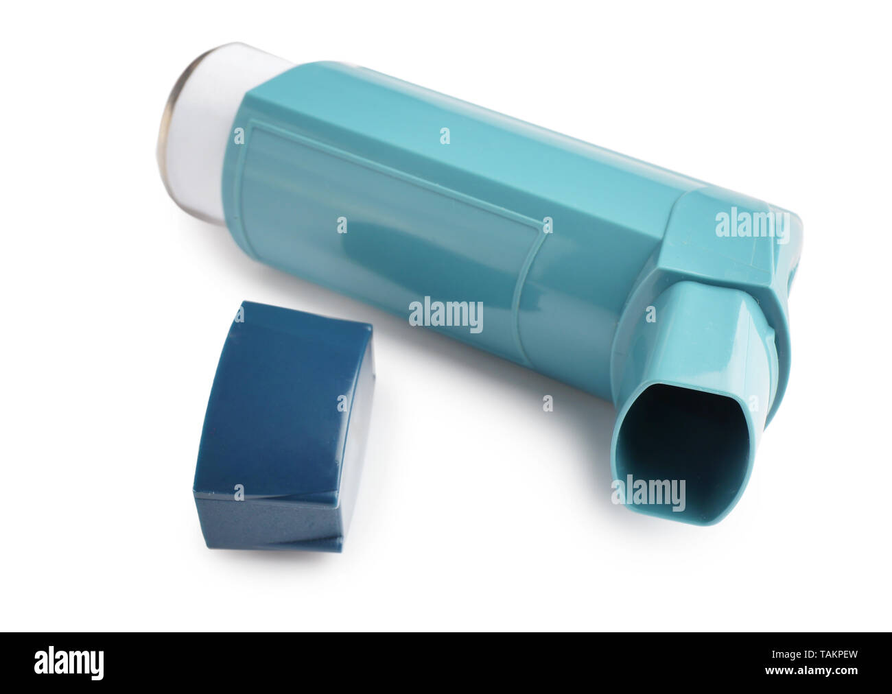 Inhaler on white background Stock Photo - Alamy