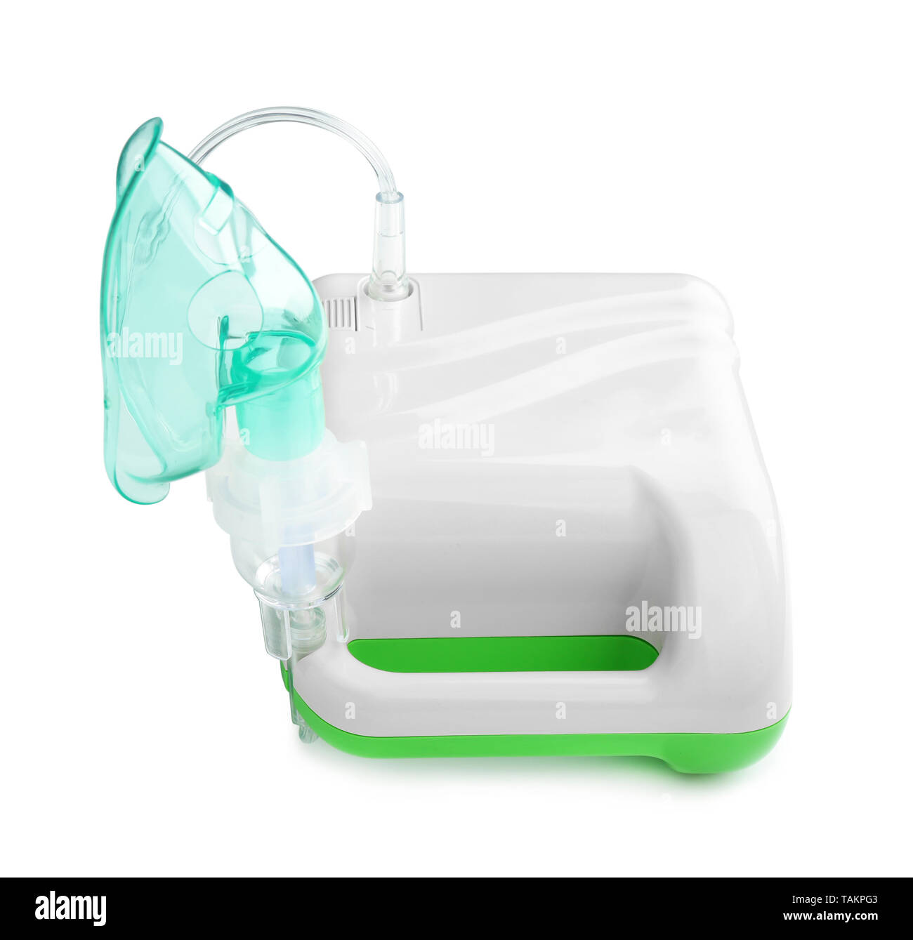 Nebulizer on white background Stock Photo - Alamy