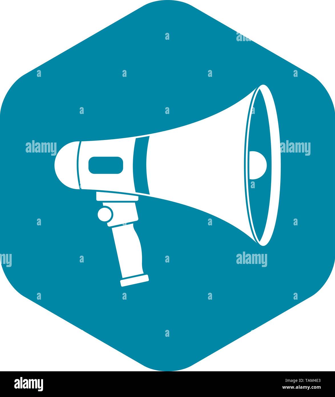 Megaphone icon, simple style Stock Vector Image & Art - Alamy