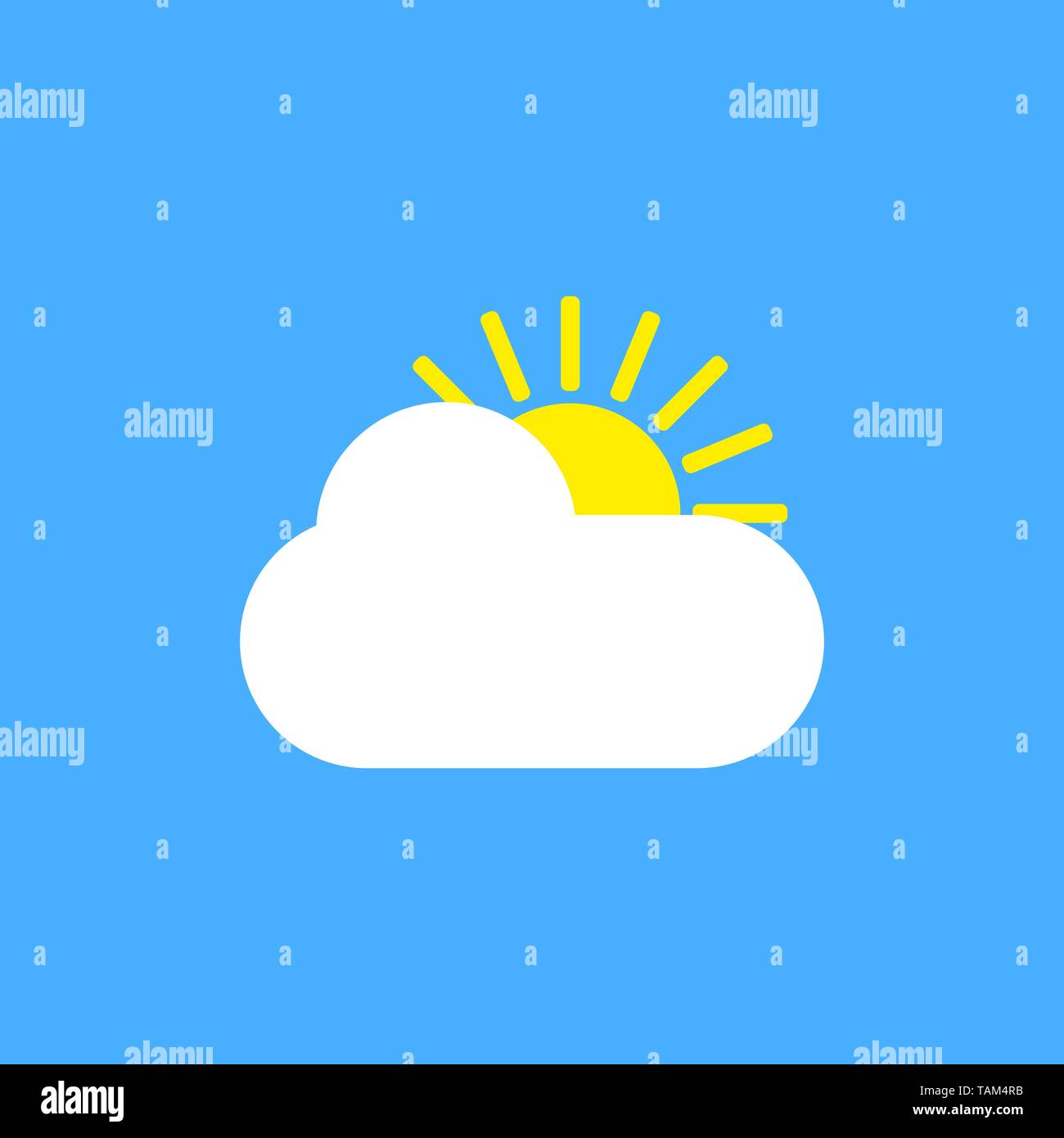 Yellow orange cloud Stock Vector Images - Alamy