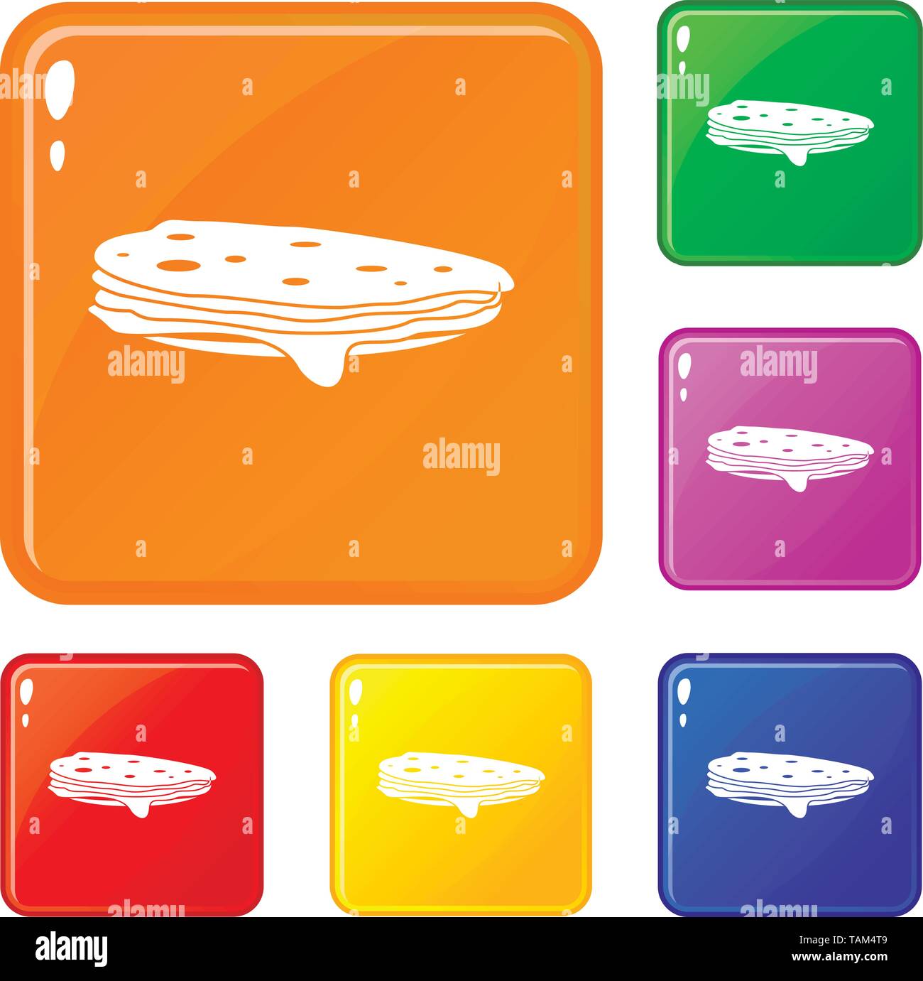 Russian blini stack Stock Vector Images - Alamy