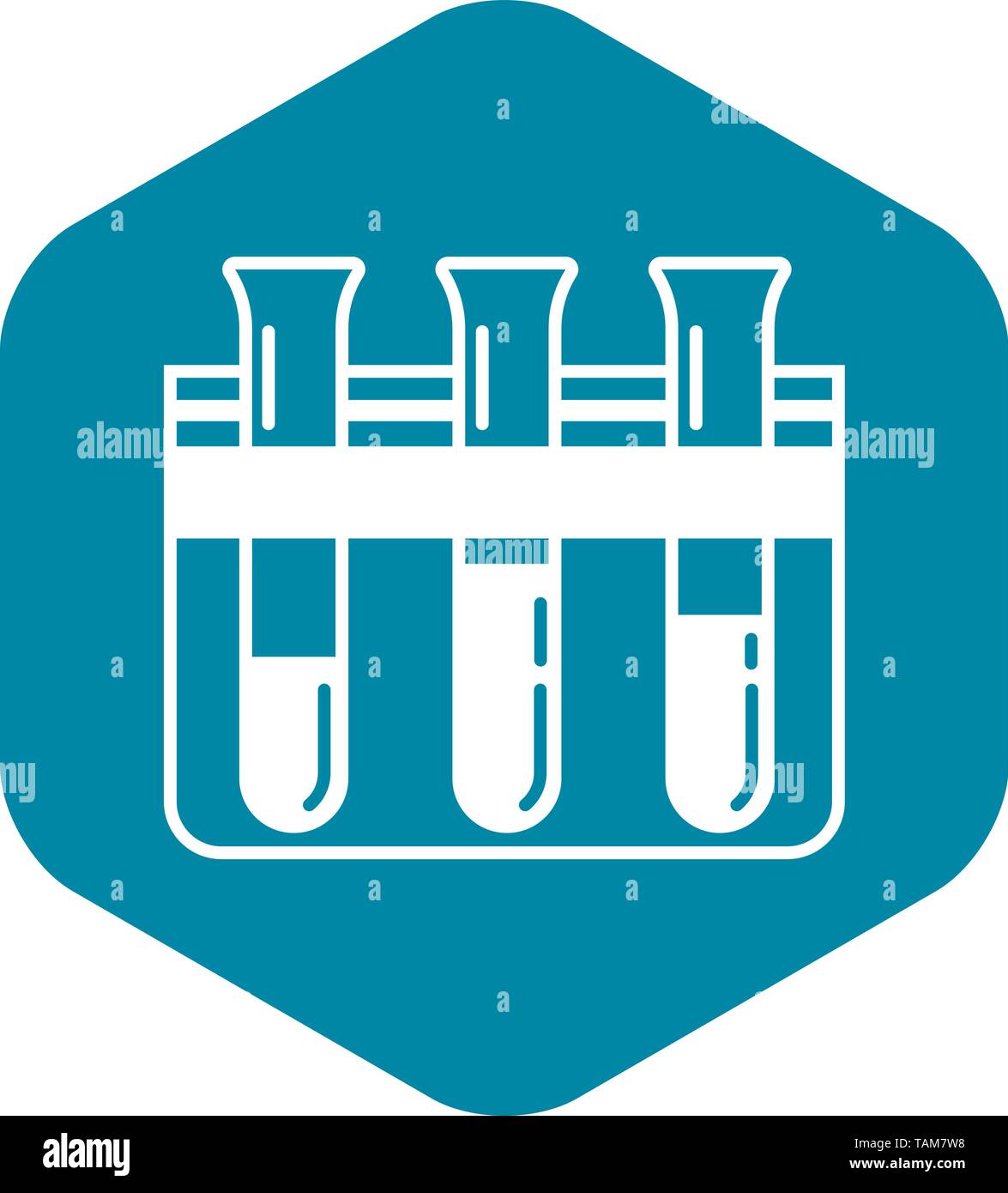 Test tube stand icon, simple style Stock Vector Image & Art - Alamy