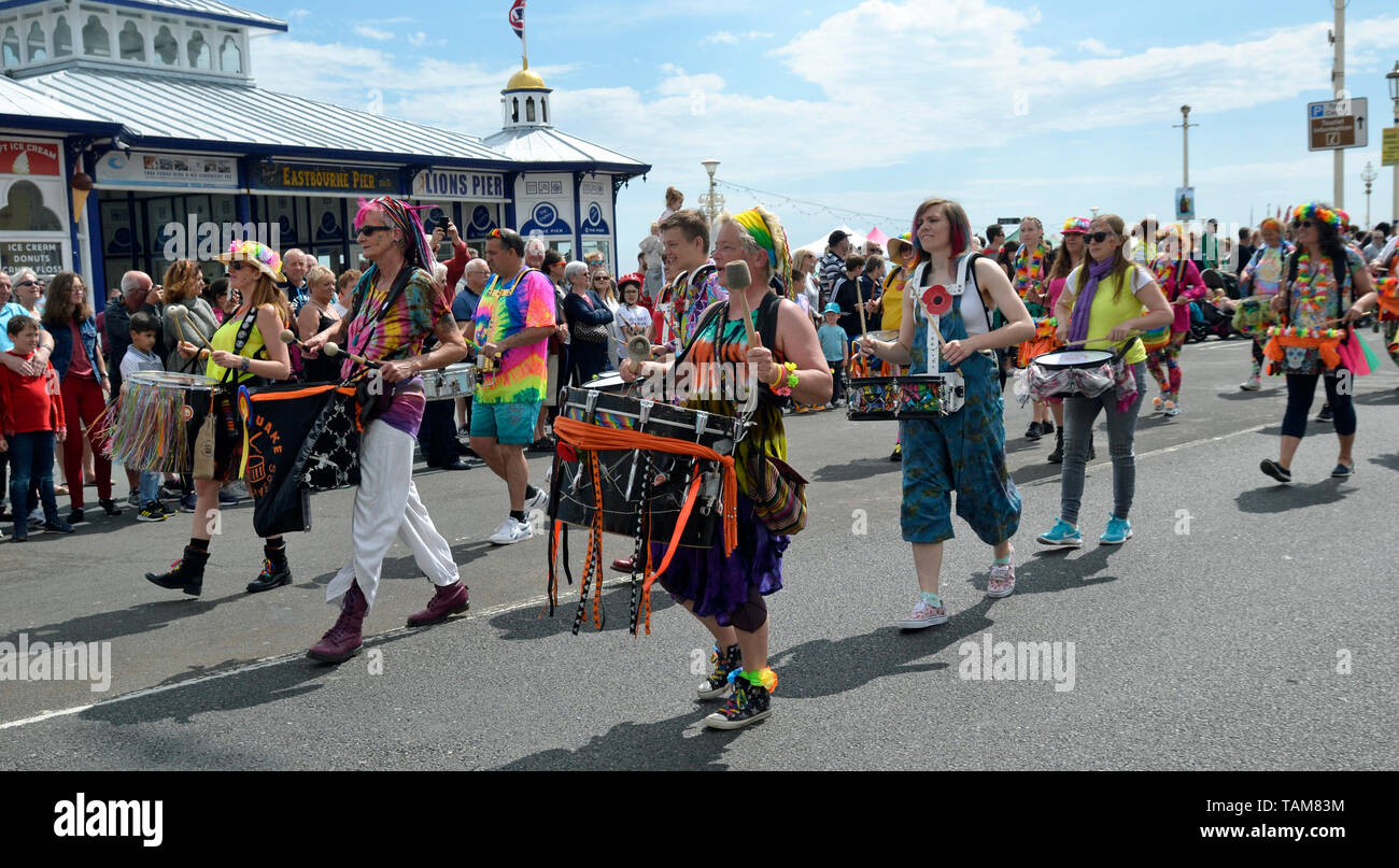 Eastbourne Sunshine Carnival Sussex England Uk May Bank