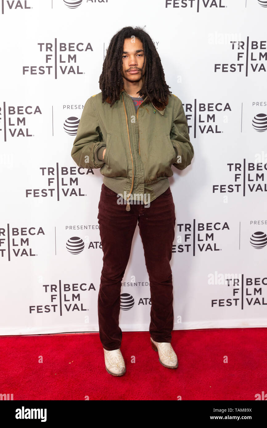 NEW YORK, NEW YORK - APRIL 27: Luka Sabbat attends 'Gully' screening at 2019 Tribeca Film Festival at SVA Theater on April 27, 2019 in New York City. Stock Photo