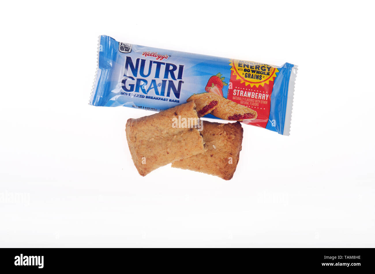 Kellogg’s Nutri-Grain breakfast cereal bar Stock Photo