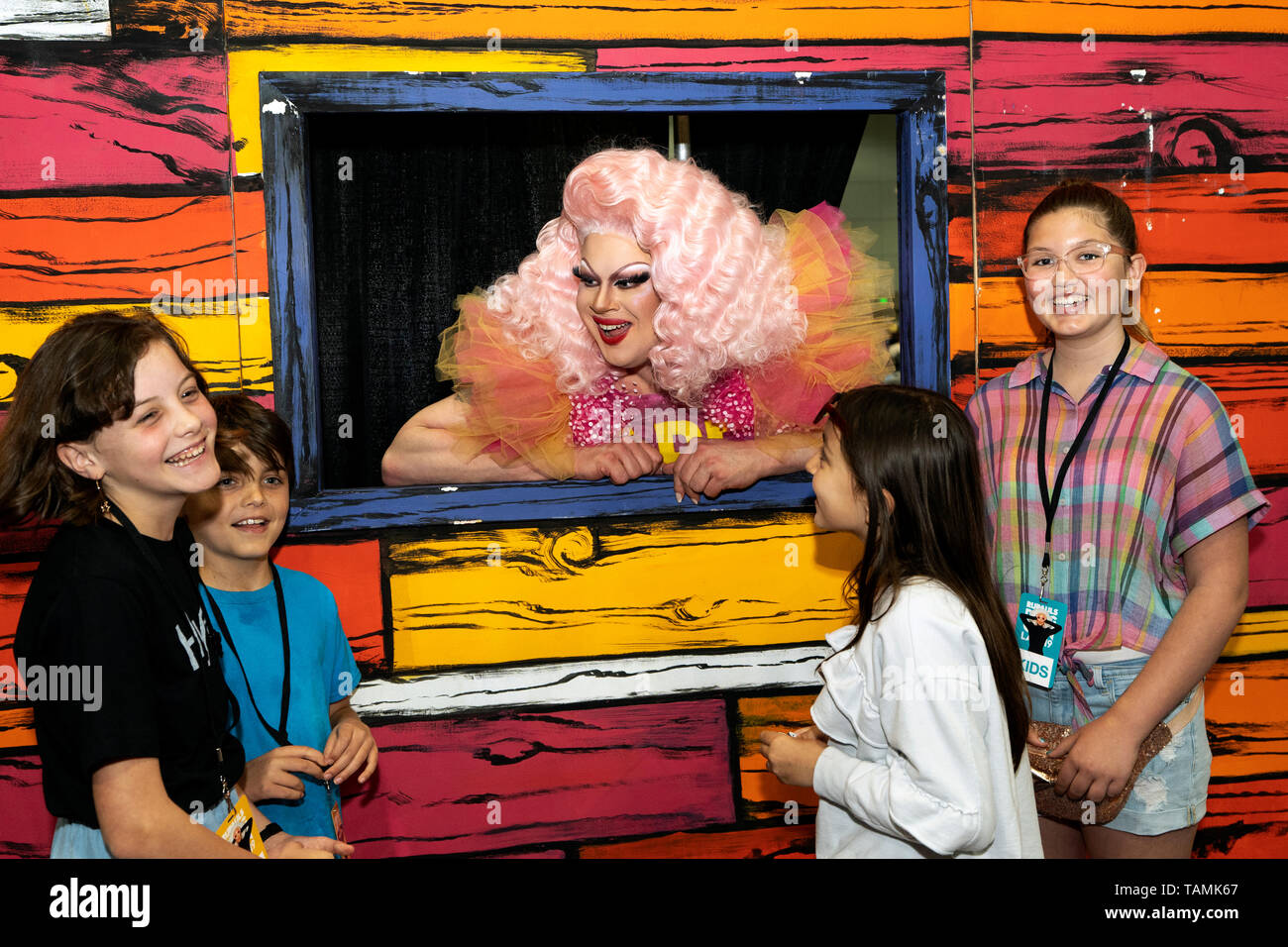 Drag queen Nina West of RuPaul‘s Drag Race season 11 speaking with