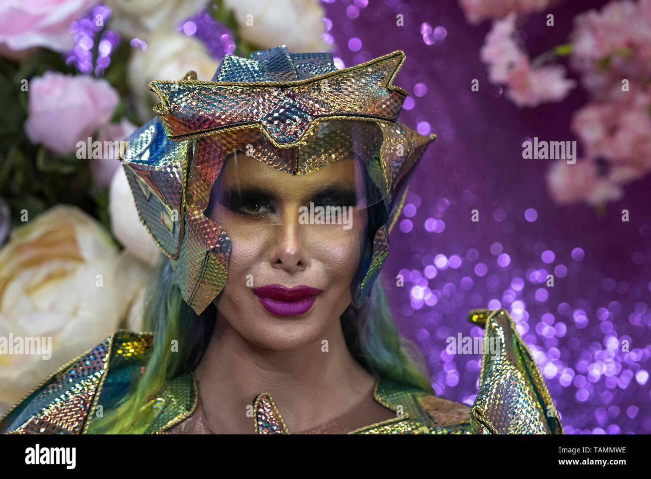 Los Angeles, California, USA. 15th Mar, 2019. Drag queen Trinity the