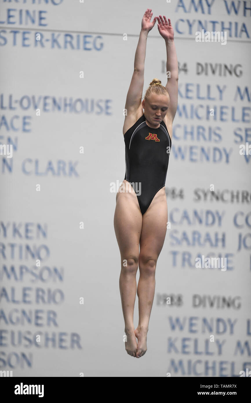 Indianapolis Indiana Usa 26th May 2019 Sarah Bacon From The University Of Minnesota Jumps 