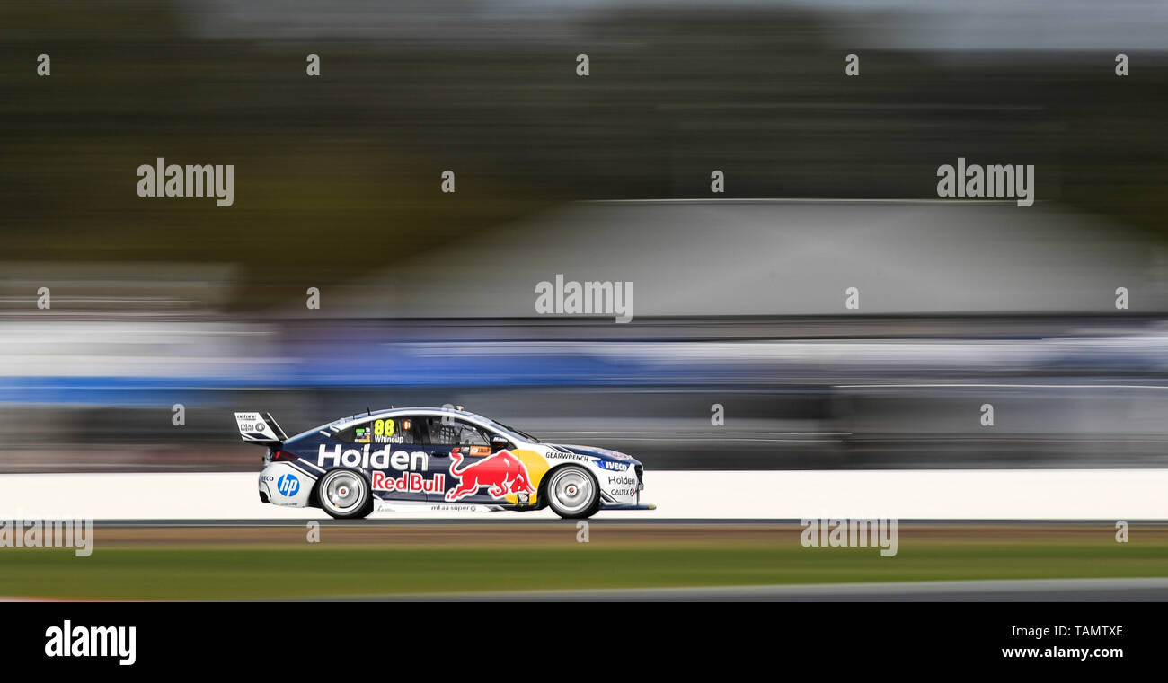 Winton, Victoria, Australia. 26th May, 2019. The Virgin Australia Supercars Championship; Jamie Whincup drives the Triple Eight Race Engineering Holden Commodore ZB during the Winton SuperSprint Credit: Action Plus Sports/Alamy Live News Stock Photo