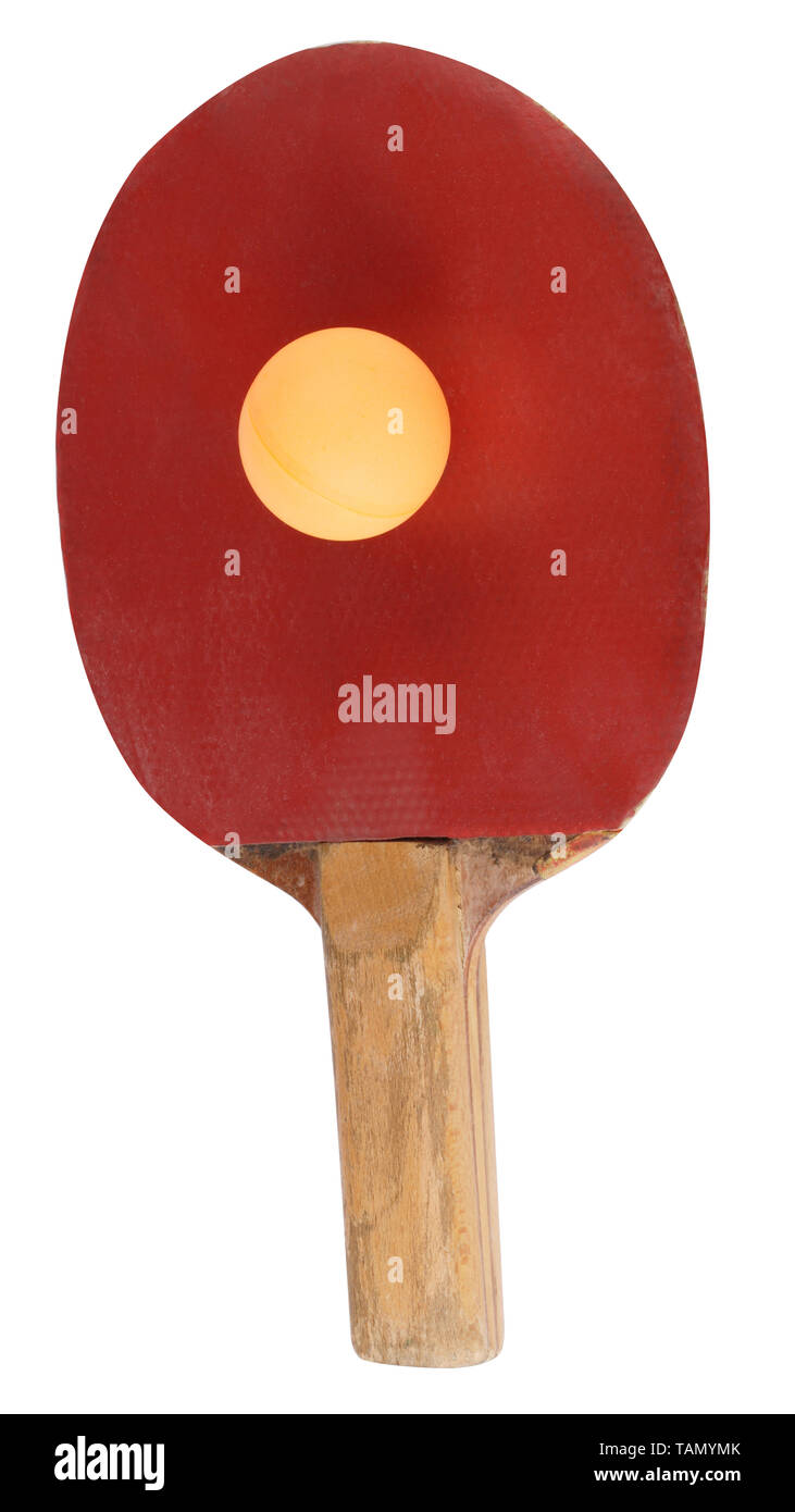table tennis bat isolated Stock Photo Alamy