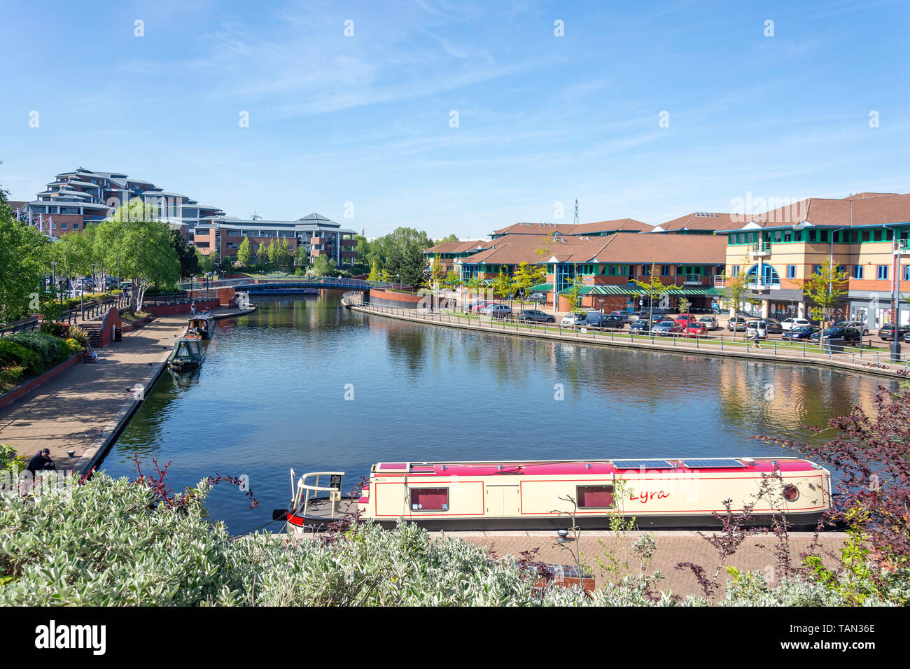 Marina Waterfront, Brierley Hill, Dudley, West Midlands, England, United Kingdom Stock Photo