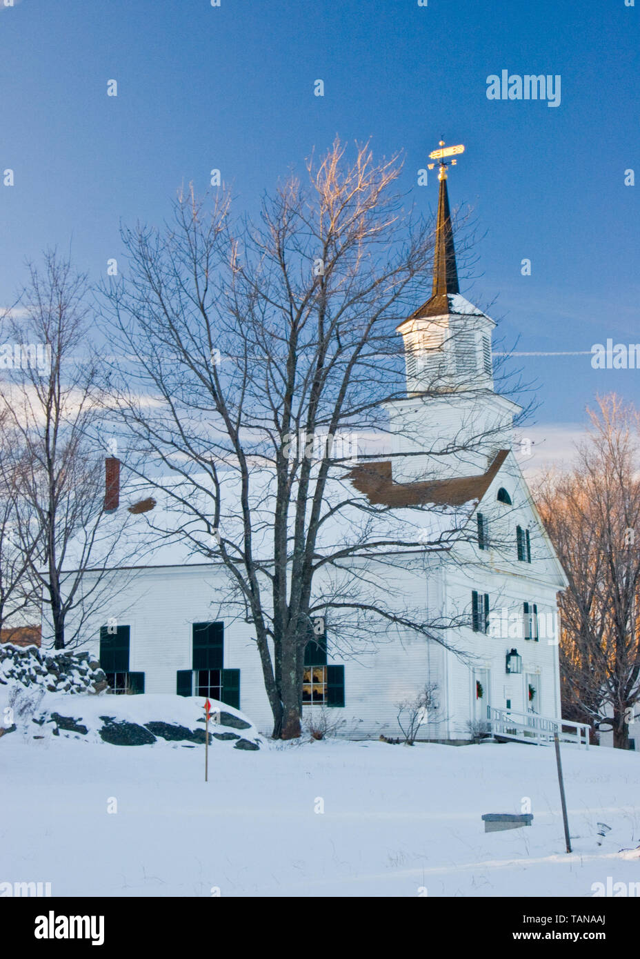 Church at Lyndeborough, New Hampshire Stock Photo Alamy