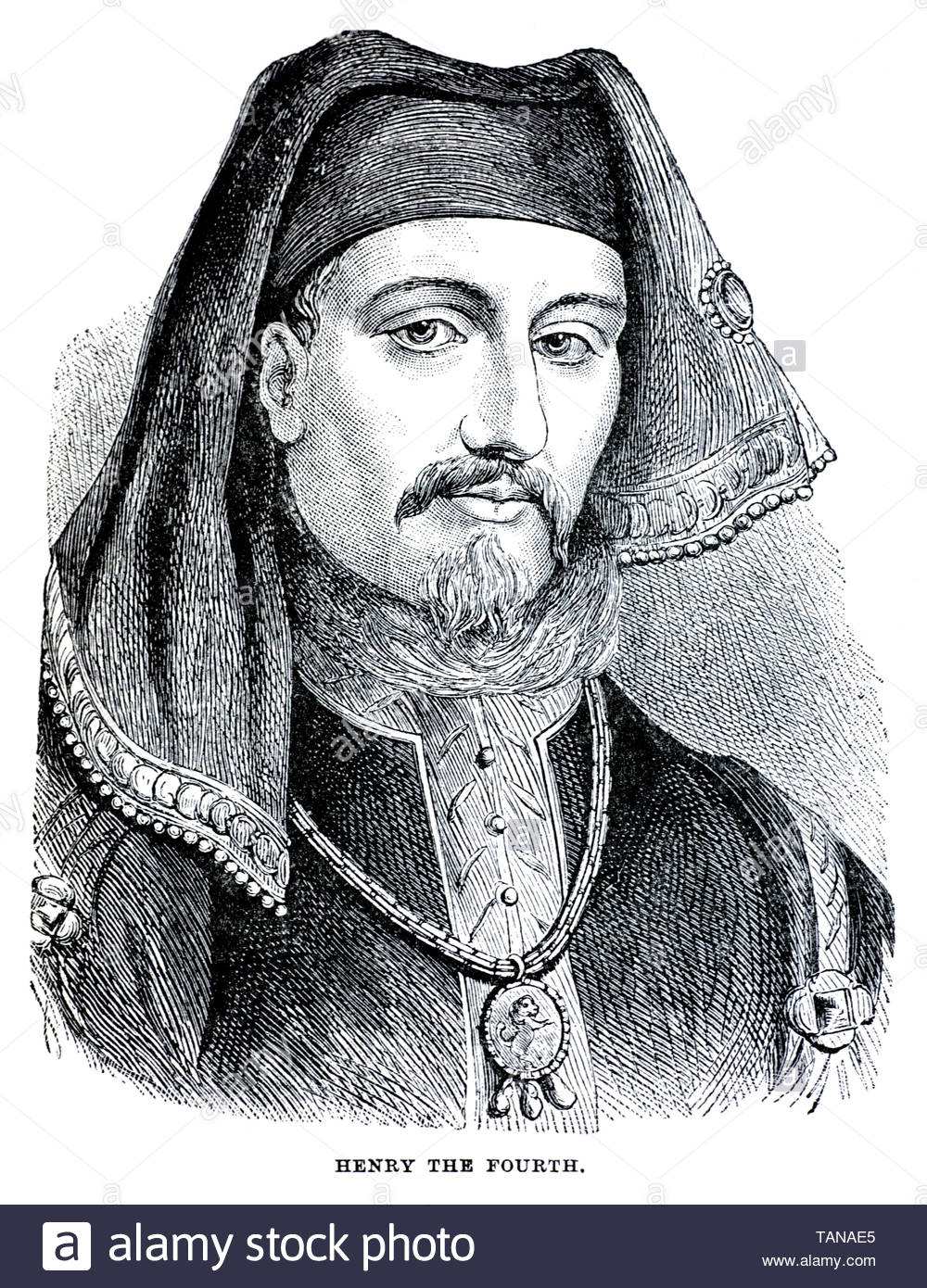 Henry IV, 1367 – 1413, was King of England from 1399 to 1413 Stock Photo
