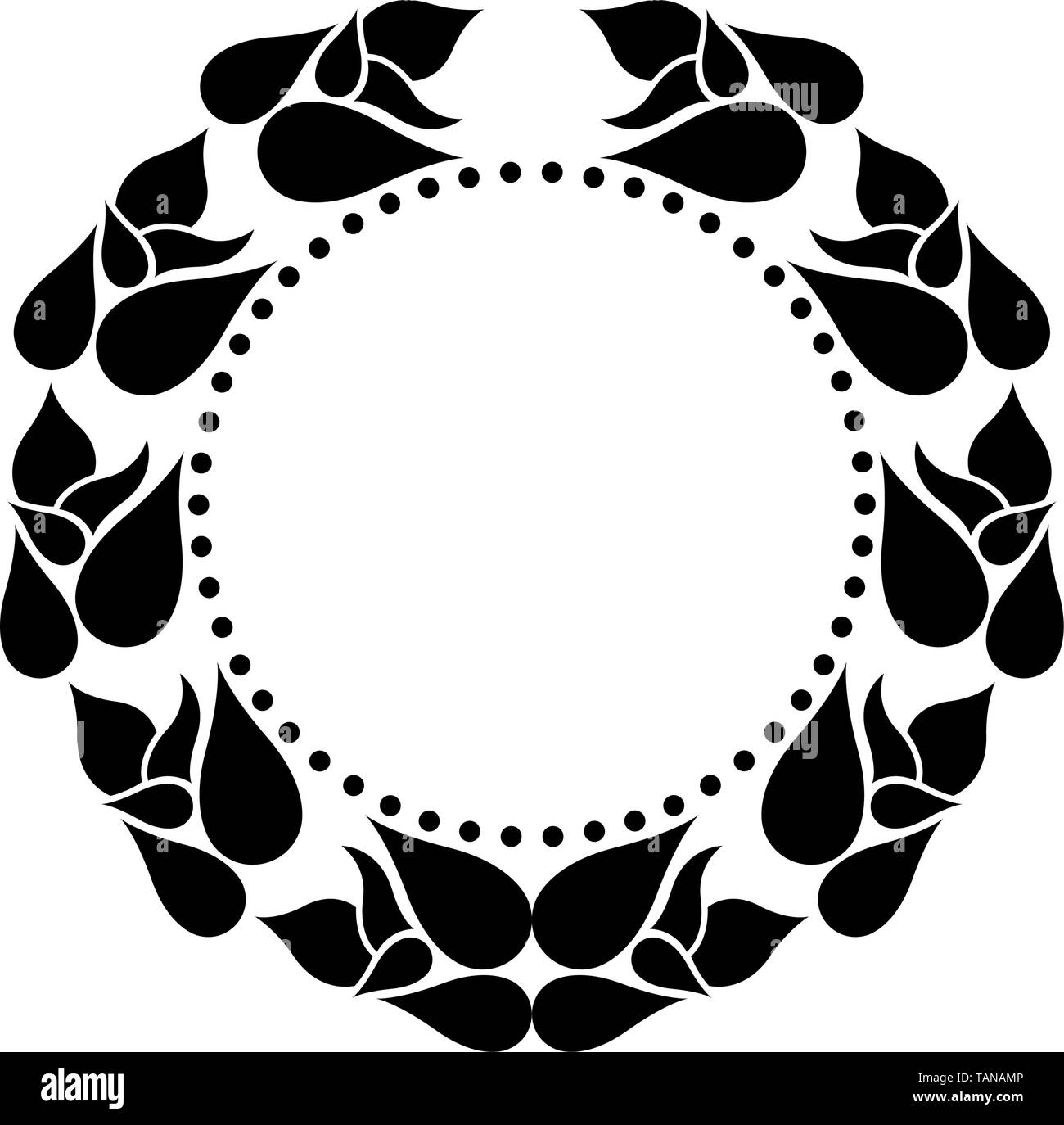 Isolated laurel wreath icon on a white background - Vector Stock Vector ...