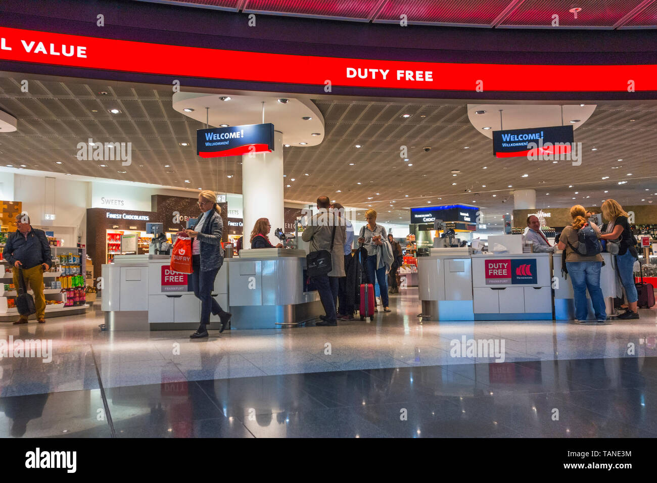 Duty free shop airport frankfurt germany hires stock photography and images Alamy