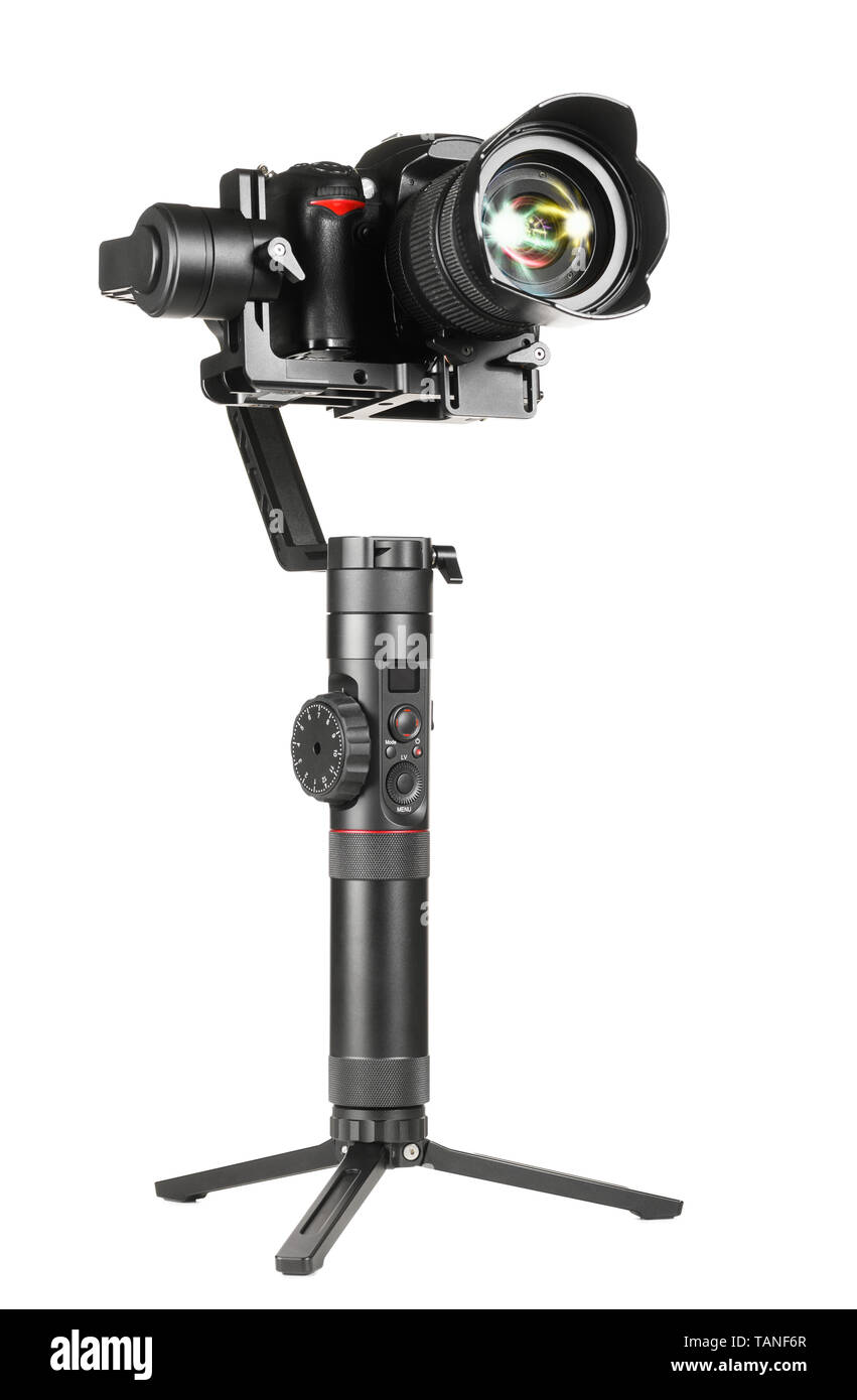 Gimbal stabilizer with camera Stock Photo - Alamy