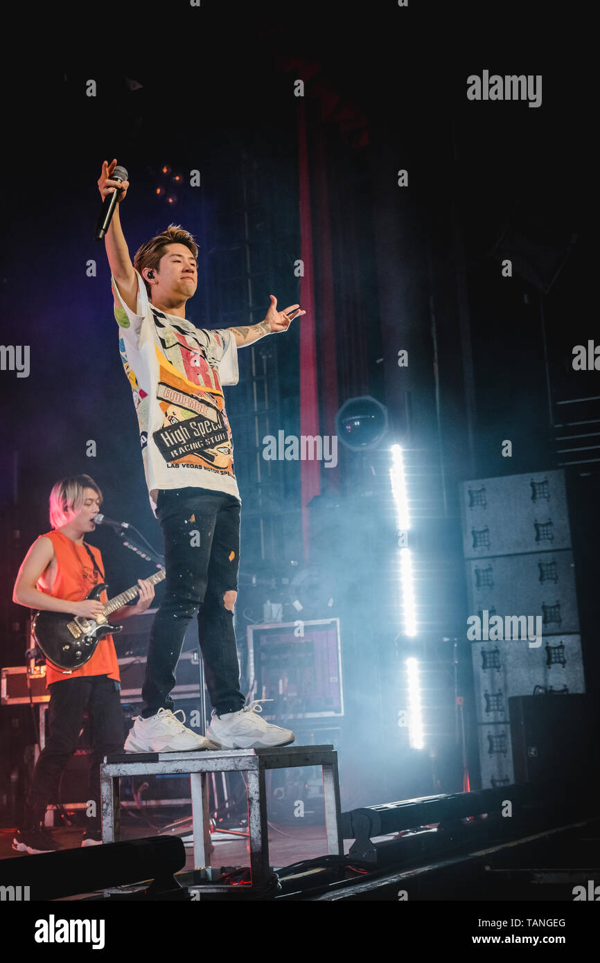 Switzerland, Zurich - May 24, 2019. The Japanese rock band