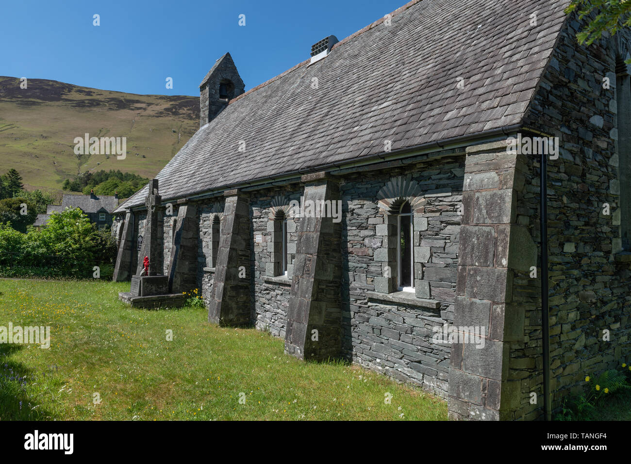 Holy Trinity Church Grange-in-Borrowdale Cumbria Stock Photo