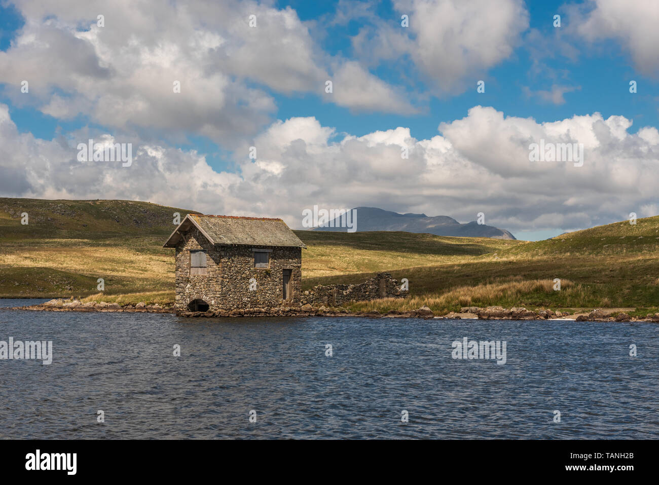 Devoke Water on Birker Fell in Western Cumbria Stock Photo