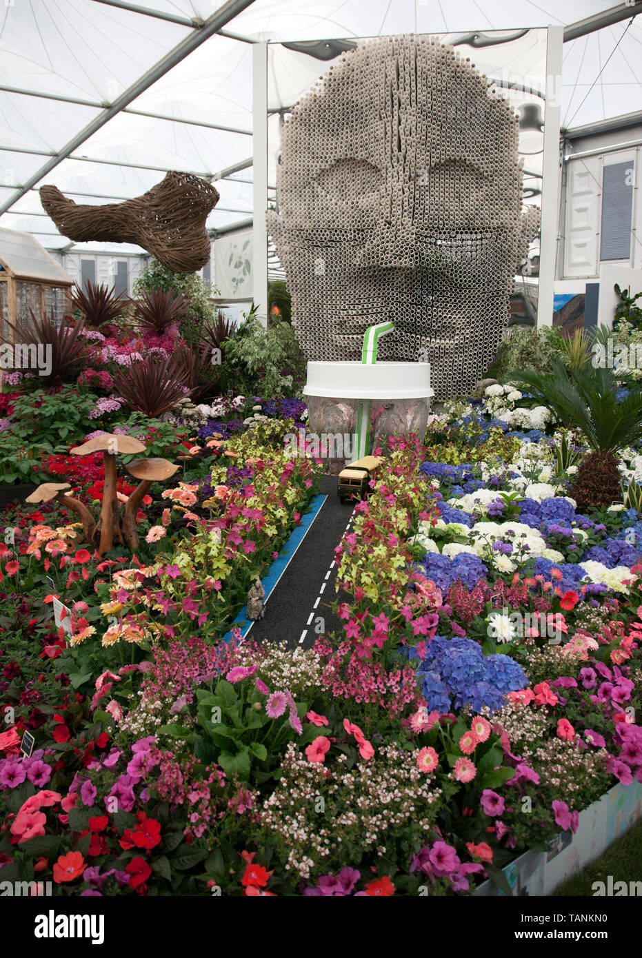 Floella’s Future, Birmongham City Council’s Great Pavilion exhibit, RHS Chelsea Flower Show 2019 Stock Photo