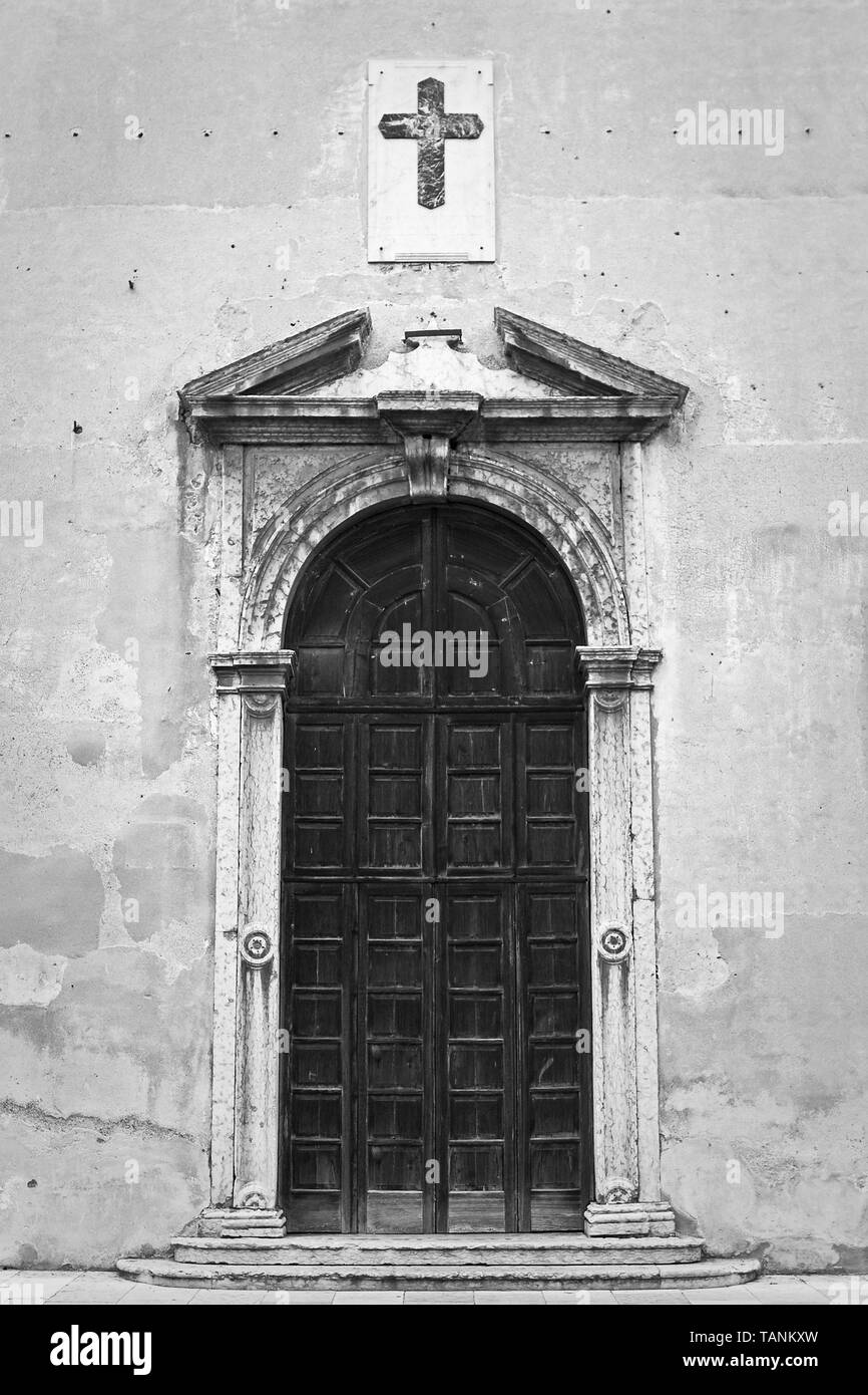 Bassano Del Grappa Pieve Di Santa Maria Church. Stock Photo