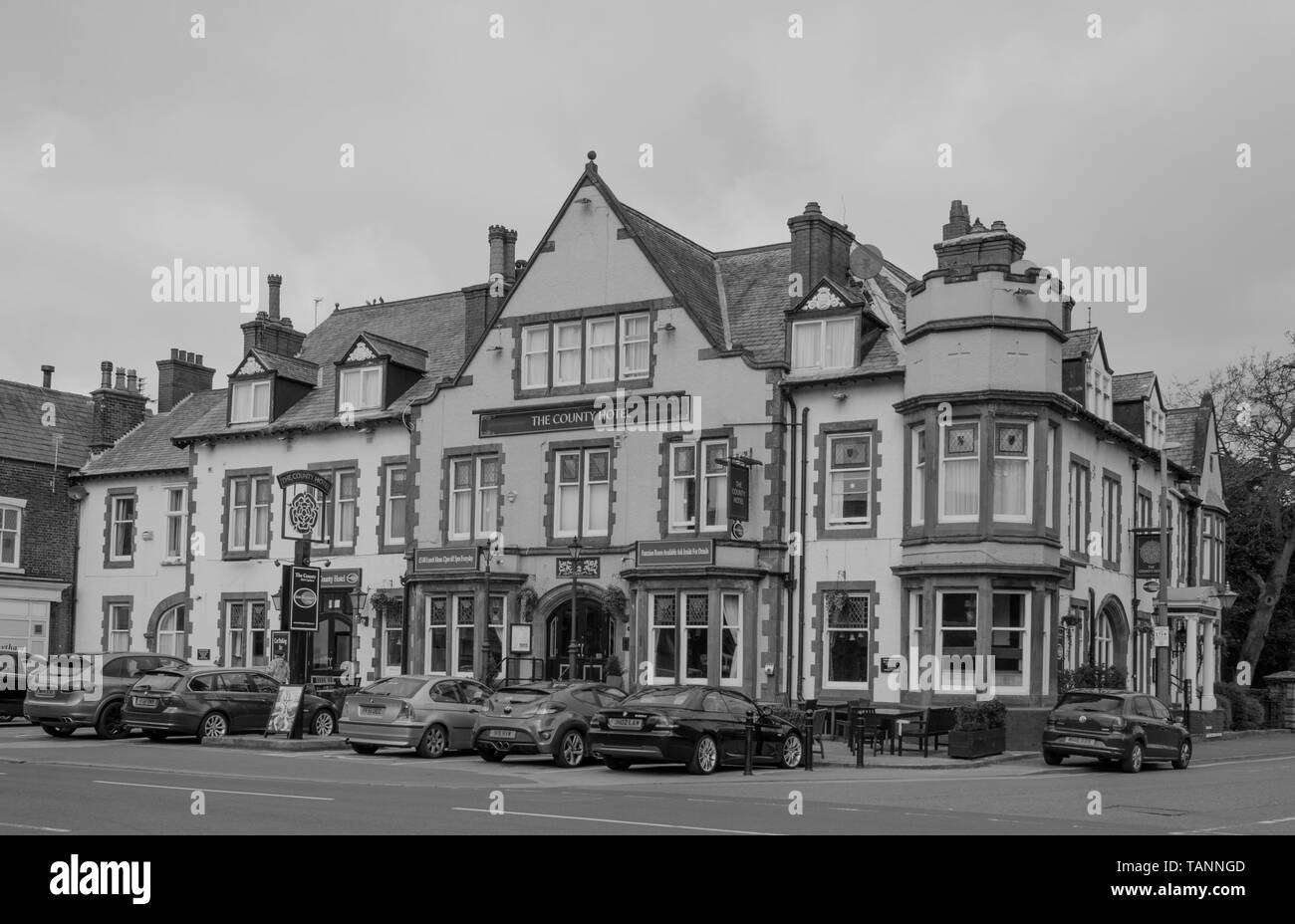 The County Hotel in Central Lytham. Stock Photo