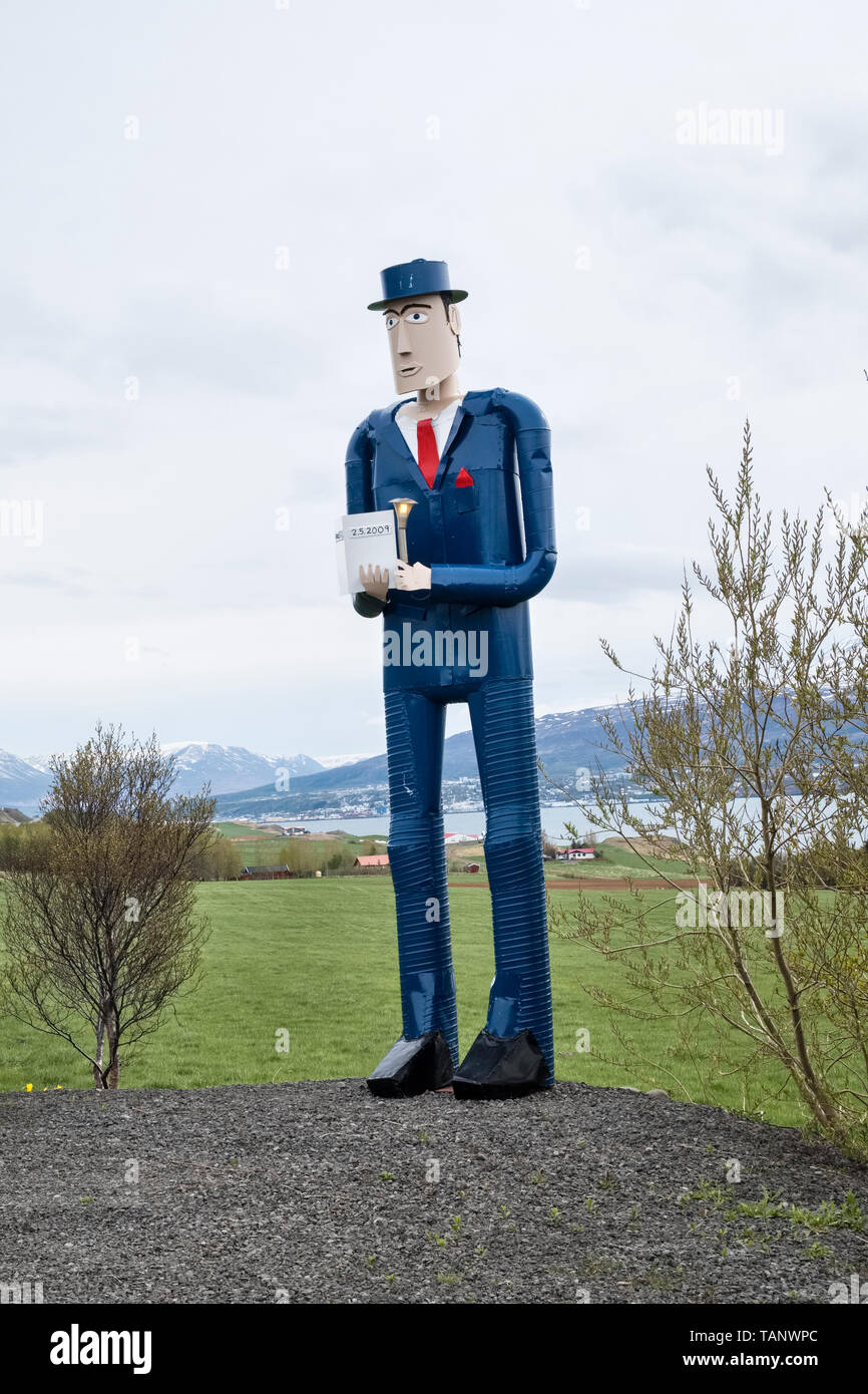 Safnasafnið, the Icelandic Folk and Outsider Art Museum, Akureyri, Iceland Stock Photo