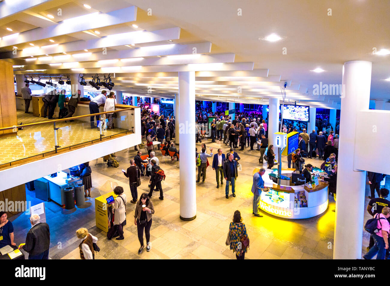 Concert in the Clore Ballroom inside the Royal Festival Hall, Southbank Centre, London, UK Stock Photo