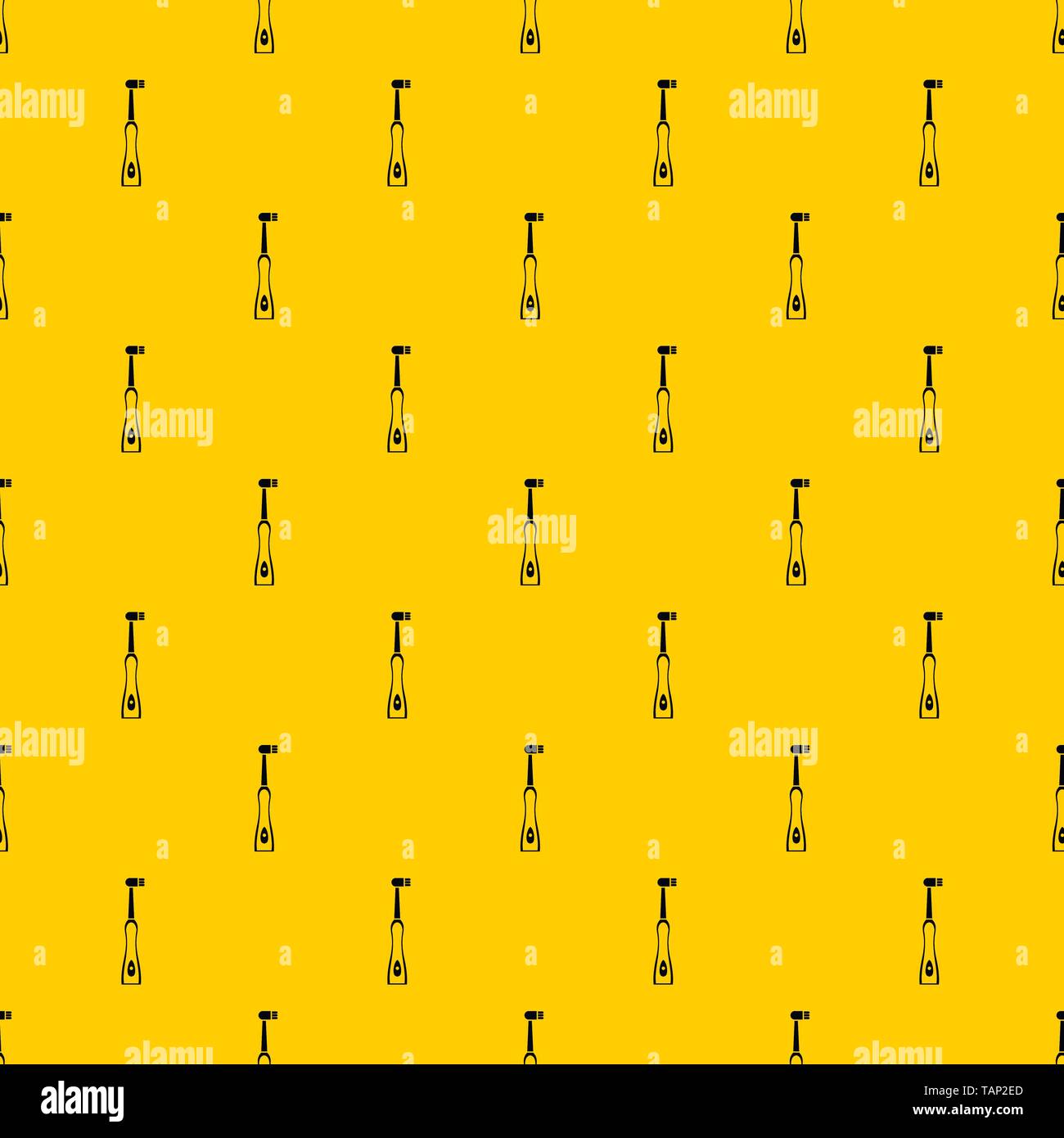 Electric toothbrush pattern vector Stock Vector