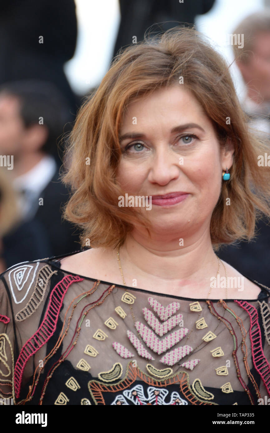 May 25, 2019 - Cannes, France - CANNES, FRANCE - MAY 25: Emmanuelle Devos attends the closing ceremony screening of ''The Specials'' during the 72nd annual Cannes Film Festival on May 25, 2019 in Cannes, France. (Credit Image: © Frederick InjimbertZUMA Wire) Stock Photo