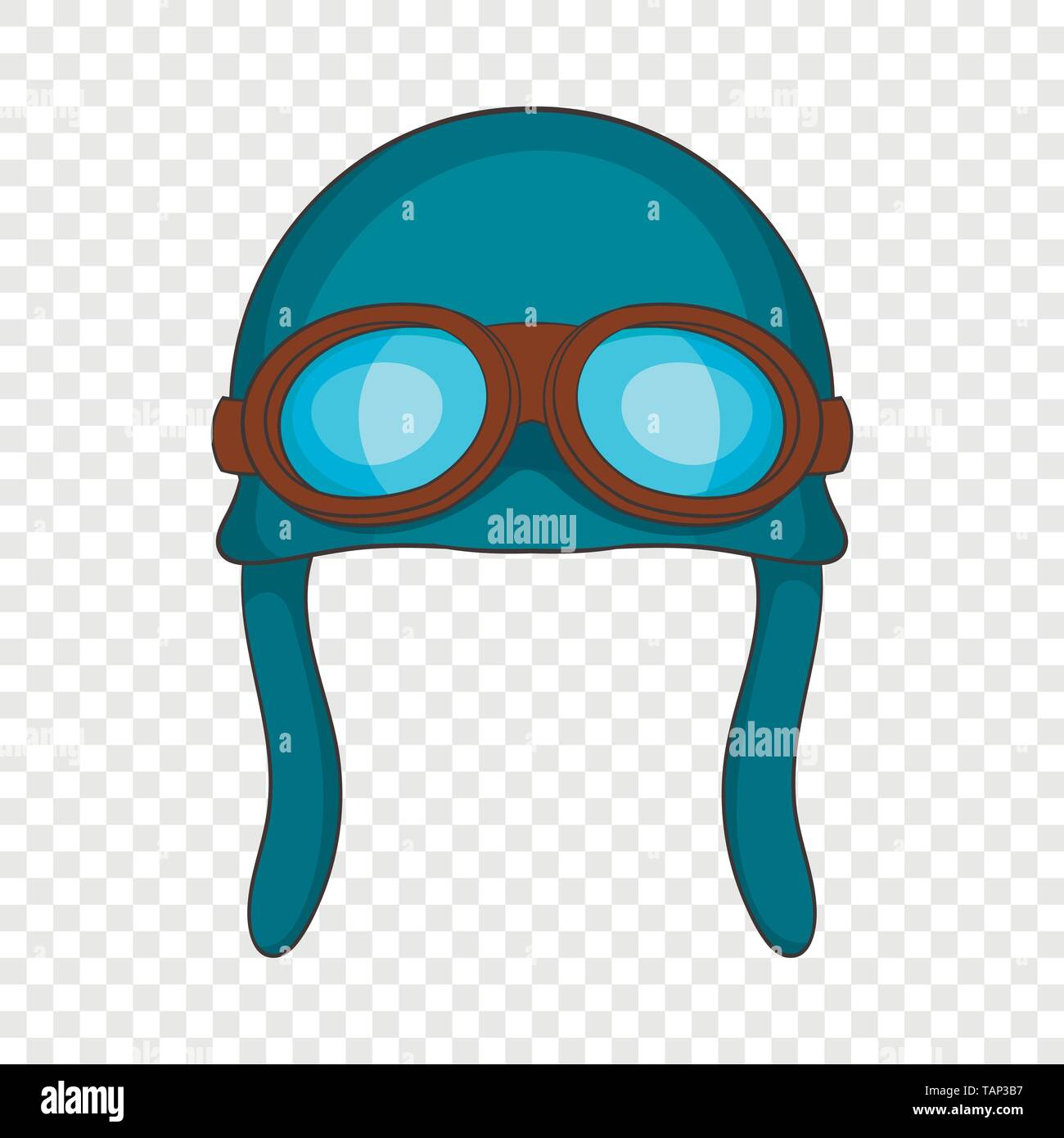 Aviation helmet icon, cartoon style Stock Vector Image & Art - Alamy