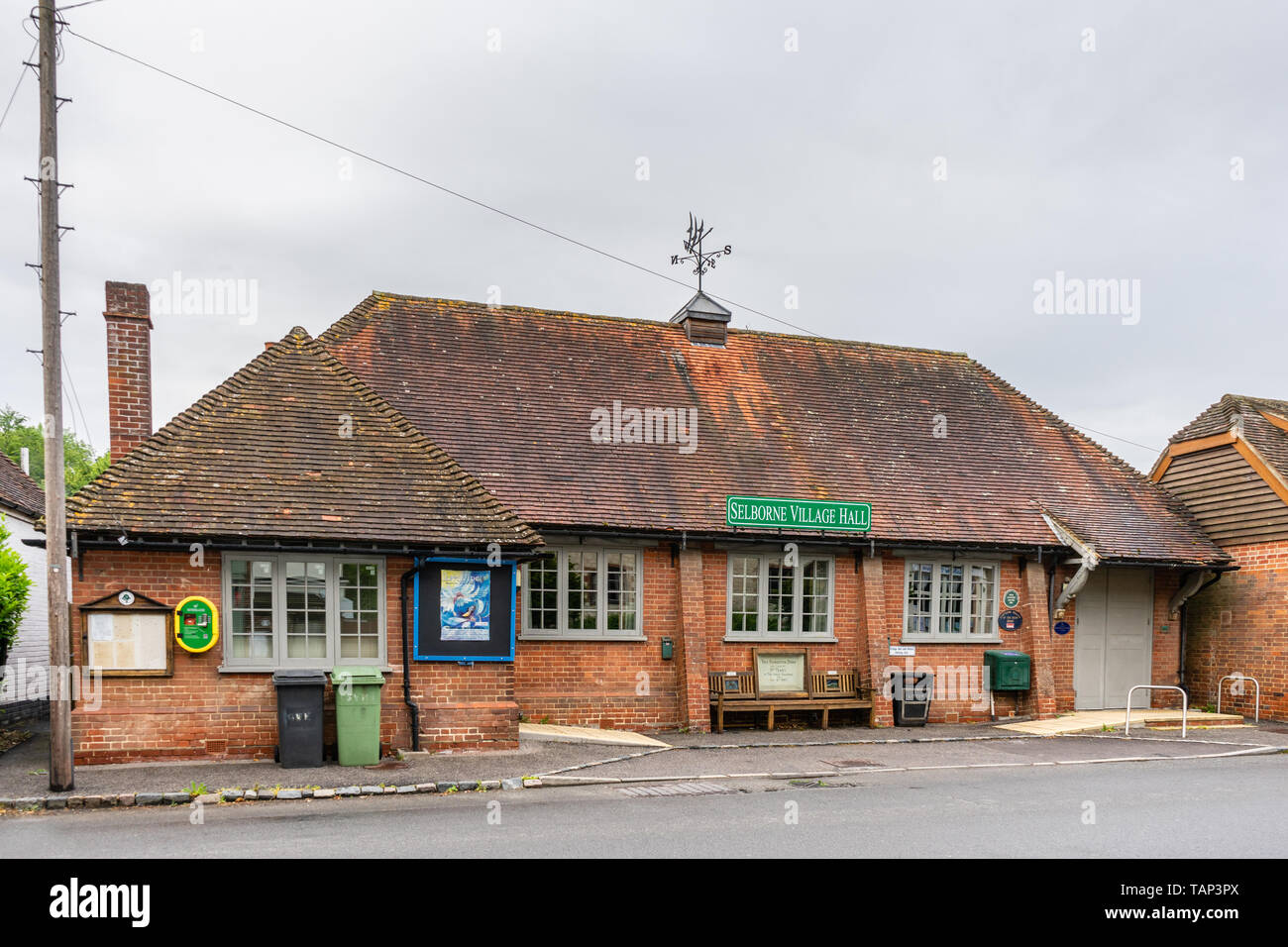 Selborne Village Hall, Selborne, Hampshire, England, UK Stock Photo