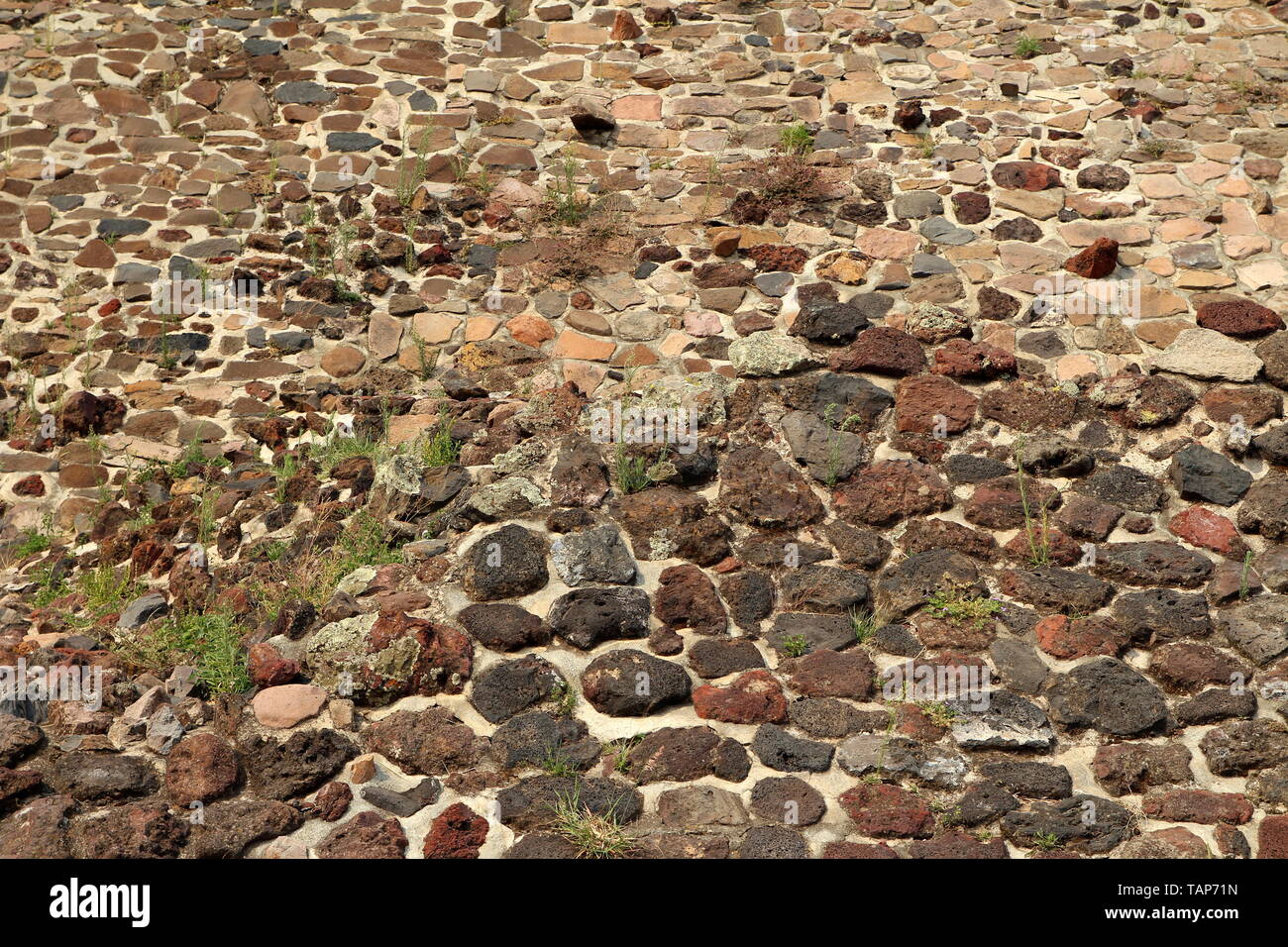 Pyramids of Teotihuacan, Pre-Hispanic city, UNESCO World Heritage Site, Mexico. Stock Photo