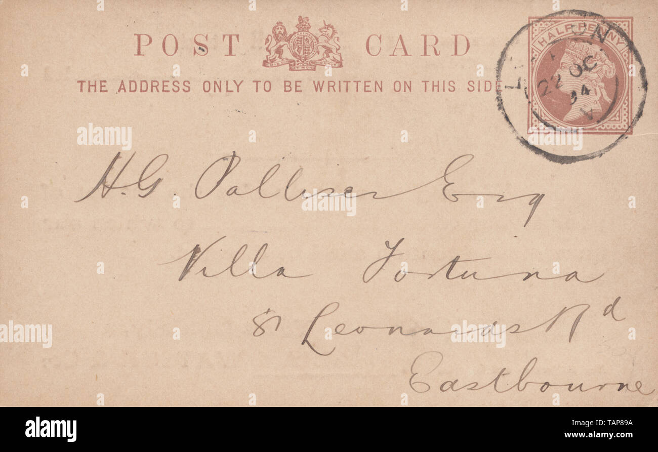 Postmark 19th century hi-res stock photography and images - Alamy