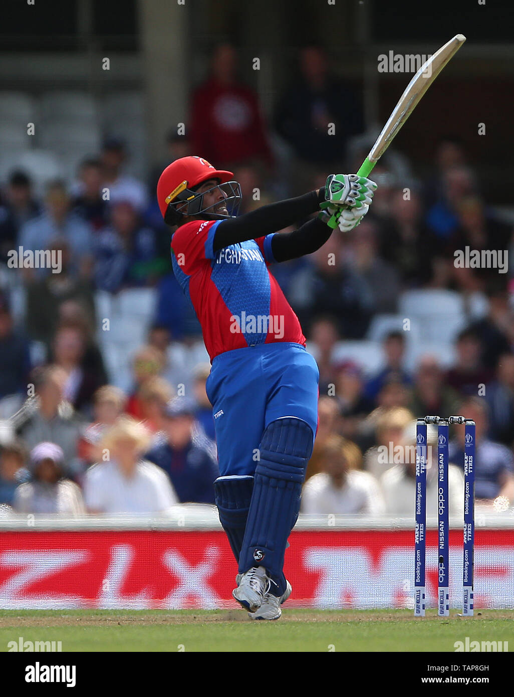 Afghanistan's Noor Ali Zadran during the ICC Cricket World Cup Warm up ...