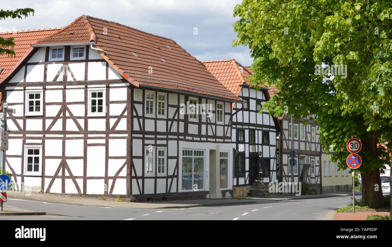 House in the Old City Barsinghausen Lower Saxony Germany Stock Photo - Alamy