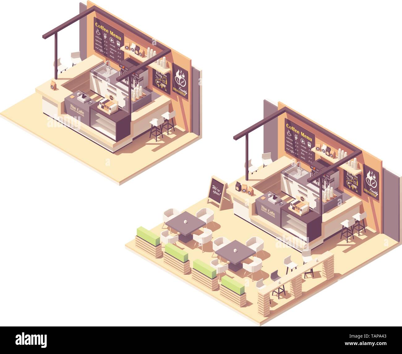 Food Kiosk Floor Plan