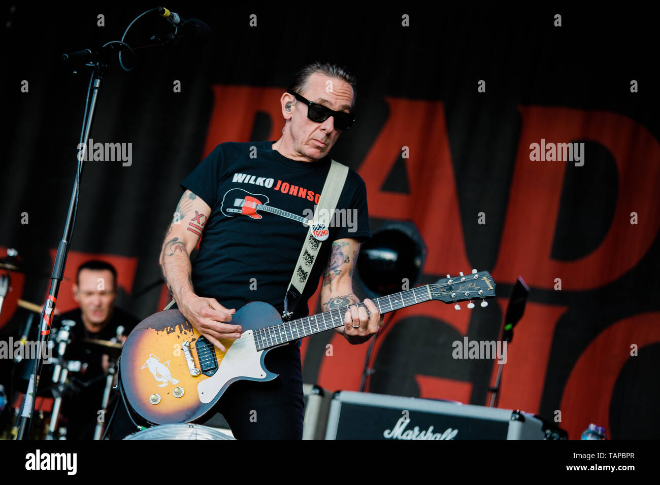 Hatfield, United Kingdom, 26th May 2019. Bad Religion performs at the Slam Dunk South Festival, Hatfield. It is the UK's biggest one day Independent Rock Festival. Credit: Richard Etteridge / Alamy Live News Stock Photo