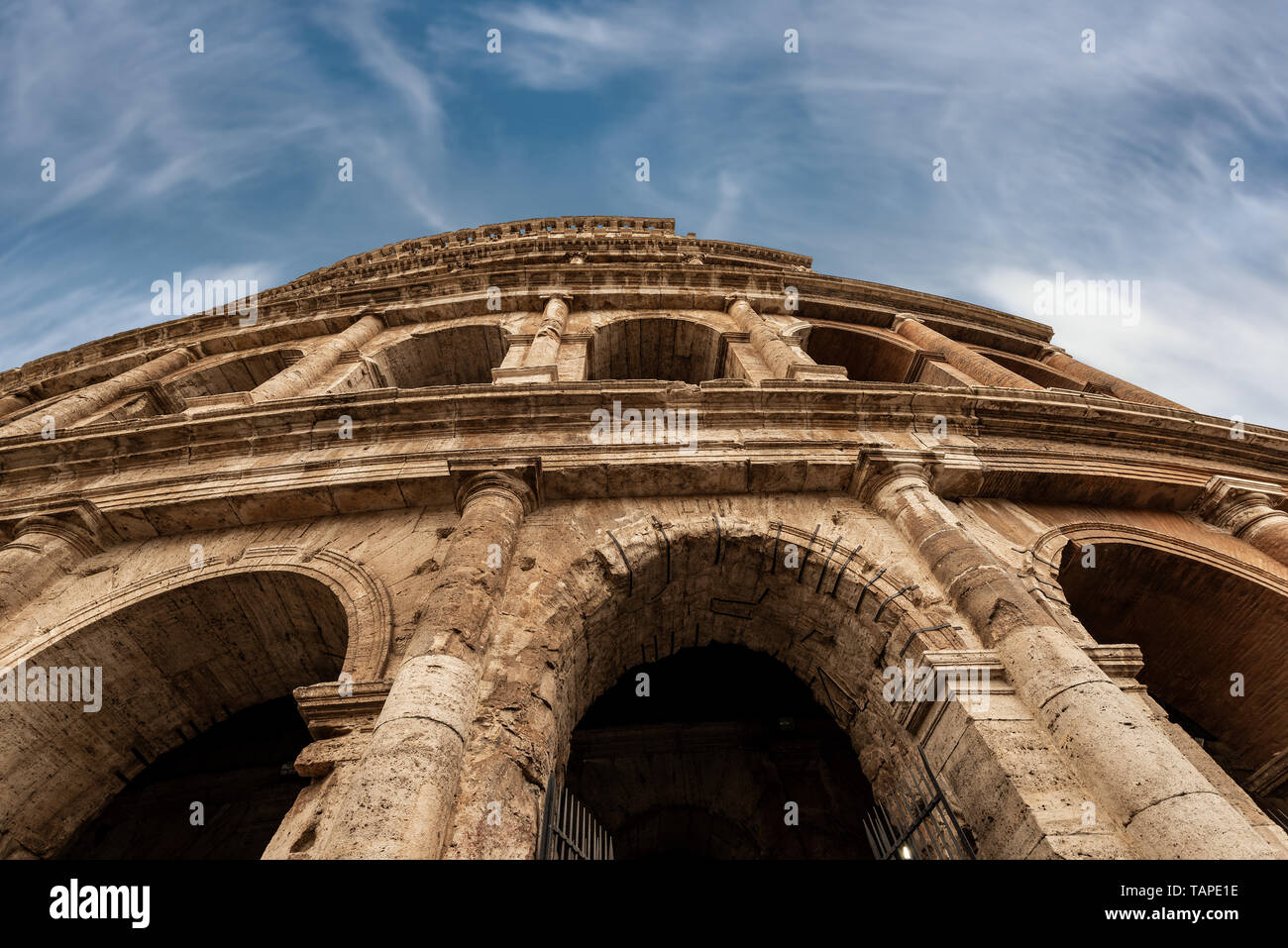 Colosseo of Rome, Amphitheatrum Flavium 72 a.D. Ancient Coliseum or ...